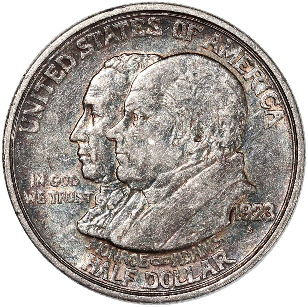 United States of America, silver half dollar, 1923, Monroe Doctrine