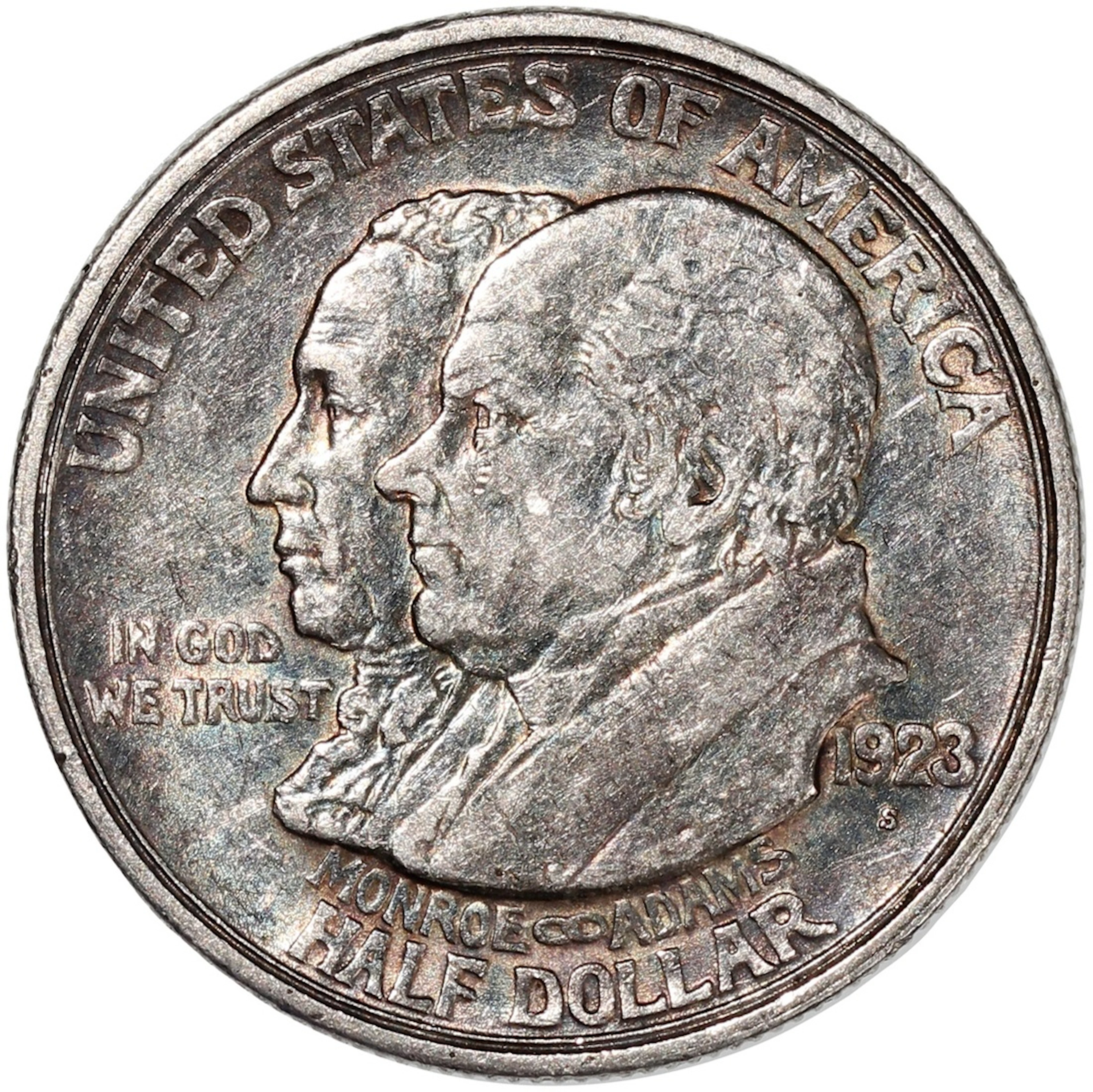 United States of America, silver half dollar, 1923, Monroe Doctrine