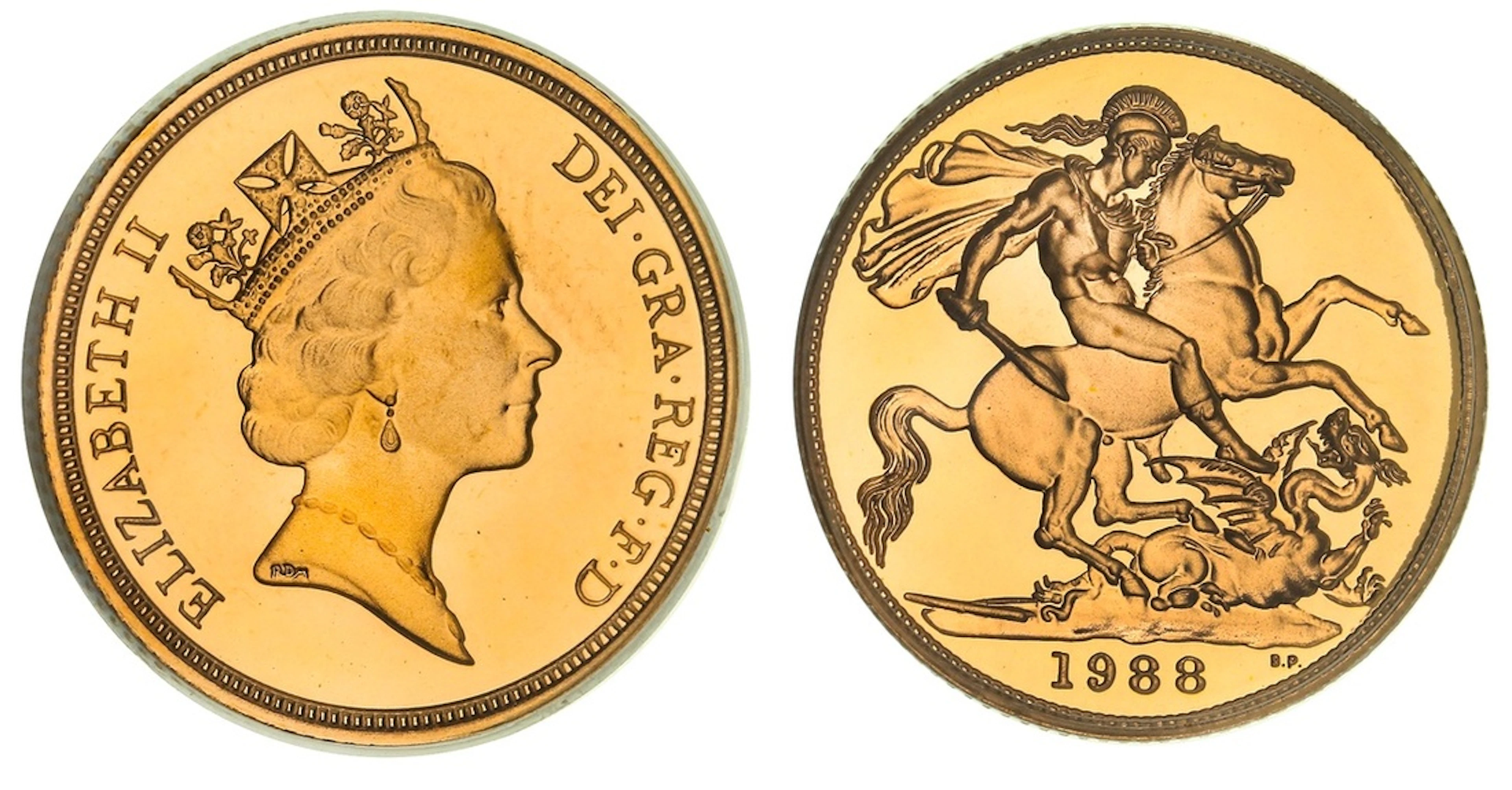 PCGS PR69 DCAM | Elizabeth II (1952-2022), Proof Sovereign, 1988