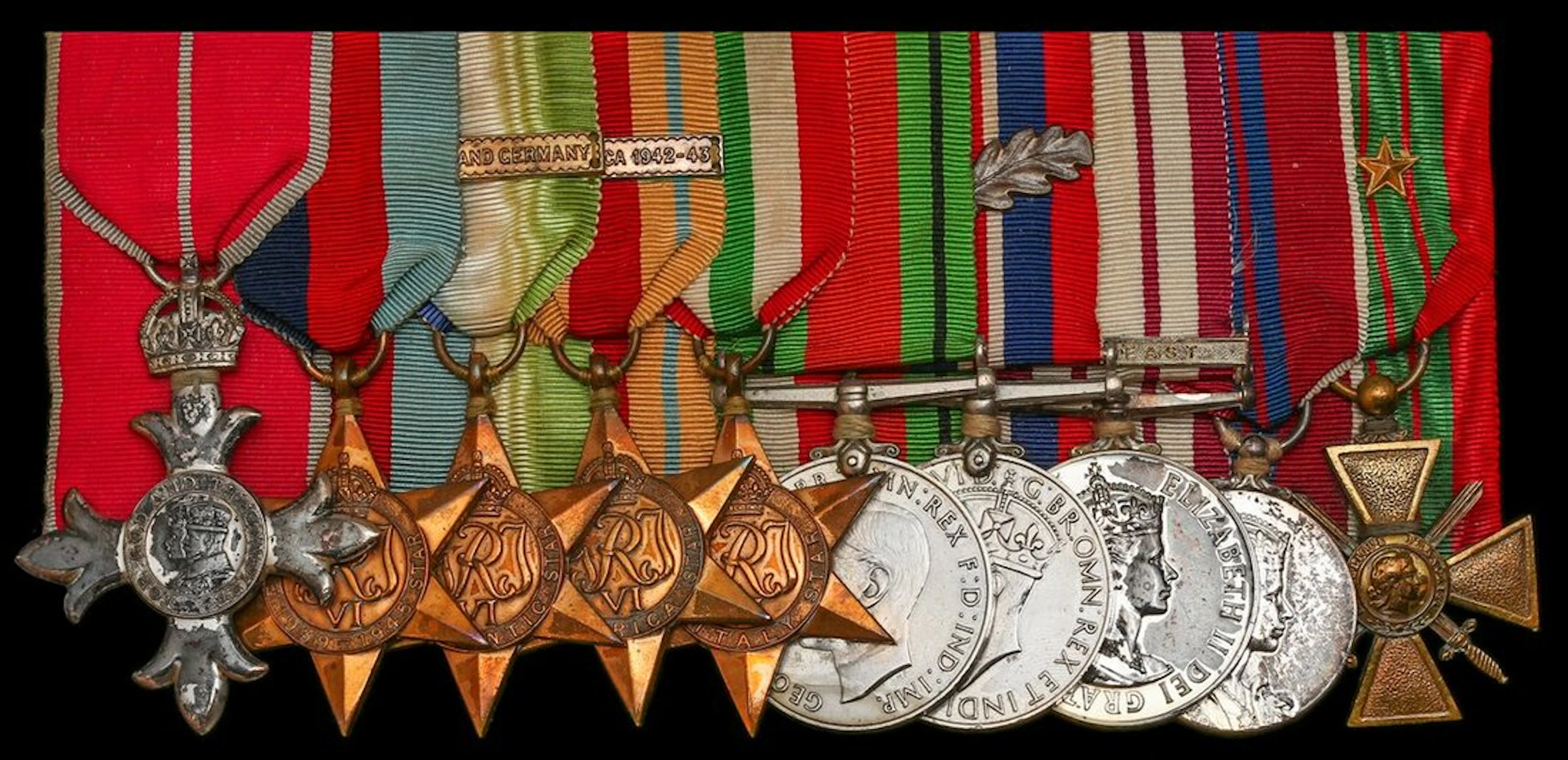 A Second World War M.B.E. group of ten to Captain P. G. Lachlan, Royal