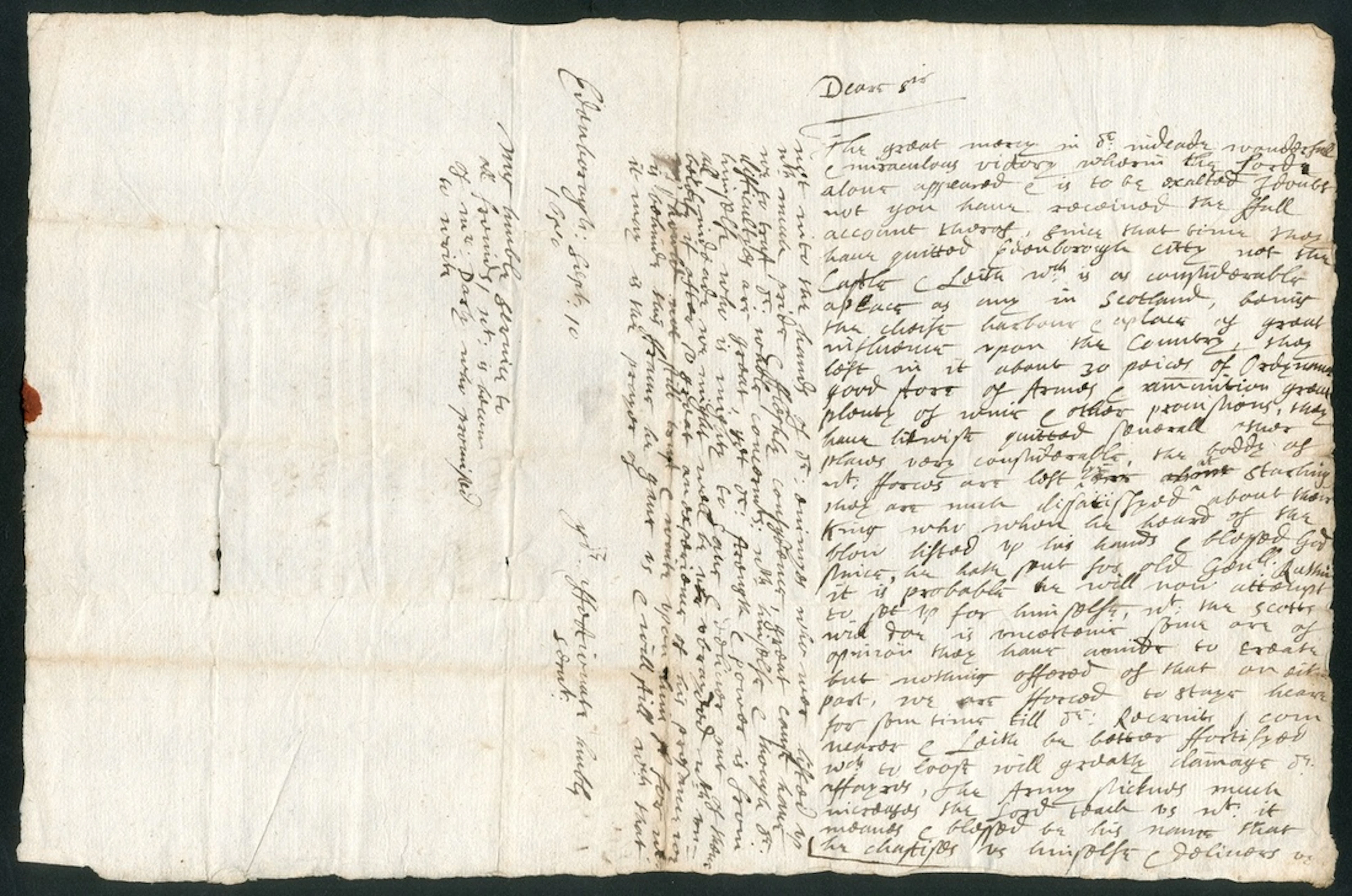 Charles Fleetwood, Parliamentary General - The Battle of Dunbar 1650