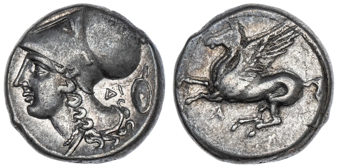 Akarnania, Argos Amphilochikon, AR Stater, struck c. 344-307 BC, Pegasos
