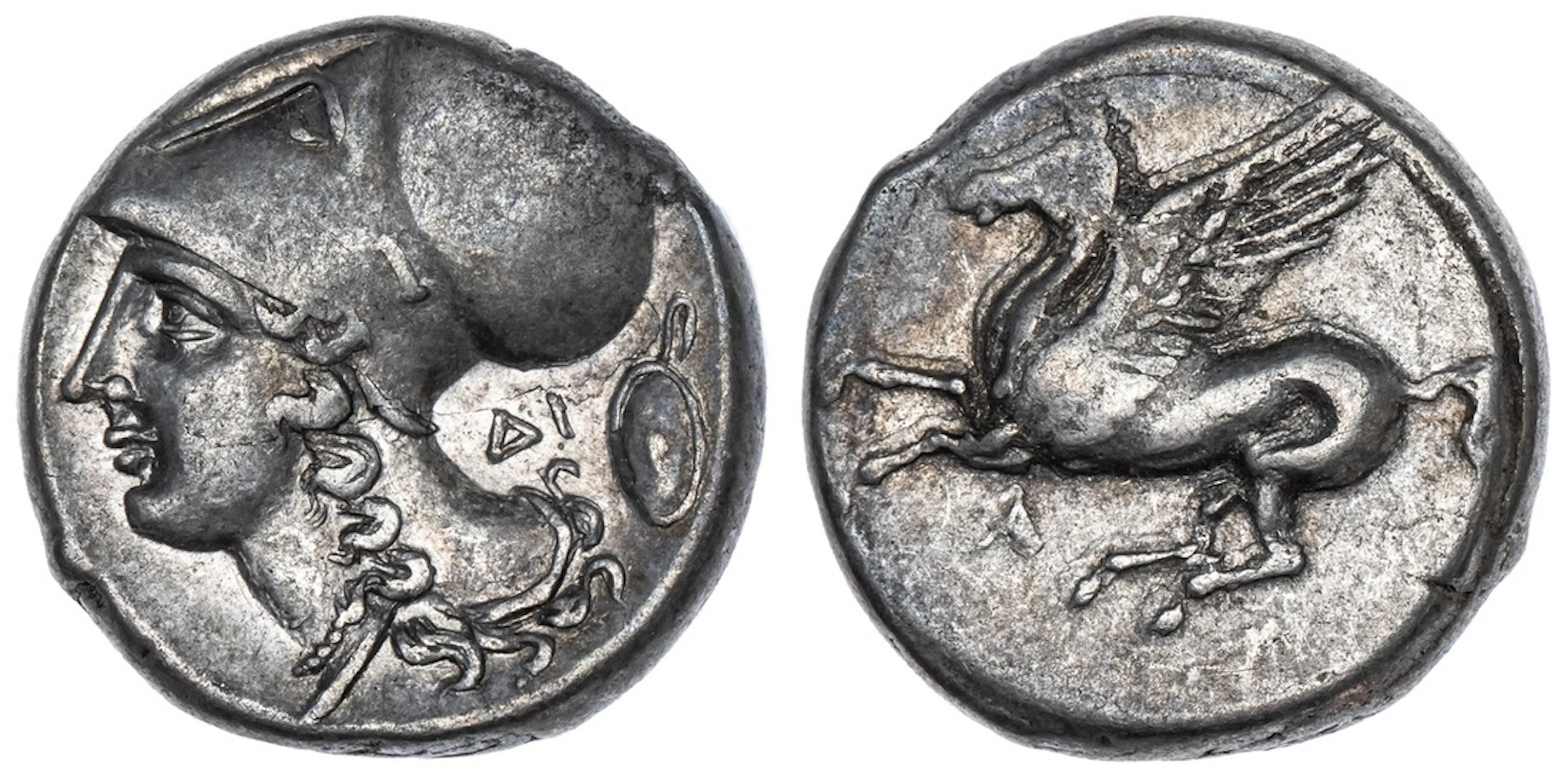 Akarnania, Argos Amphilochikon, AR Stater, struck c. 344-307 BC, Pegasos