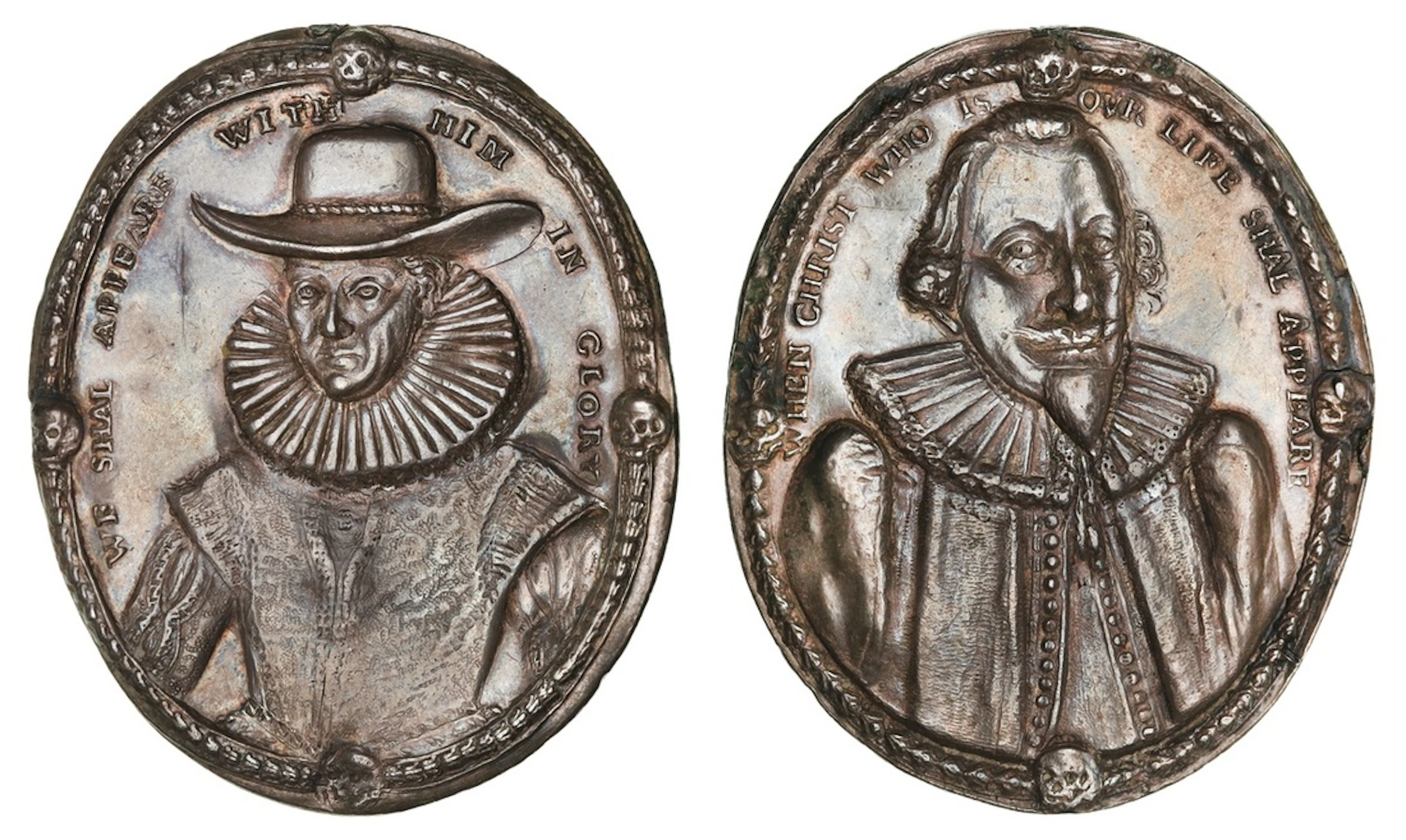 Nicholas and Dorothy Wadham, Memorial, AR Medal, c.1618, by unknown
