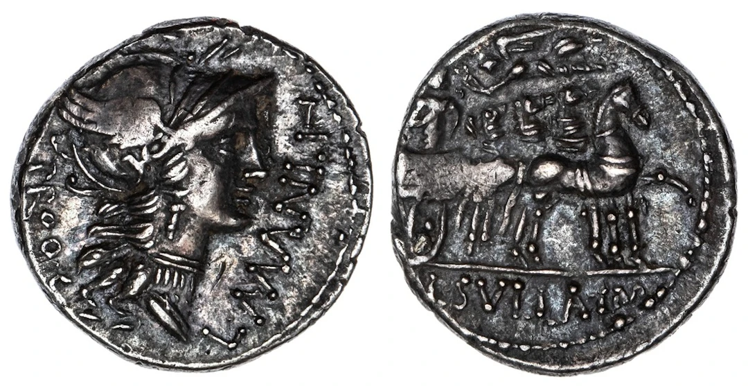 Rindge Collection, 1985 | Roman Republic, L. Manlius Torquatus, AR