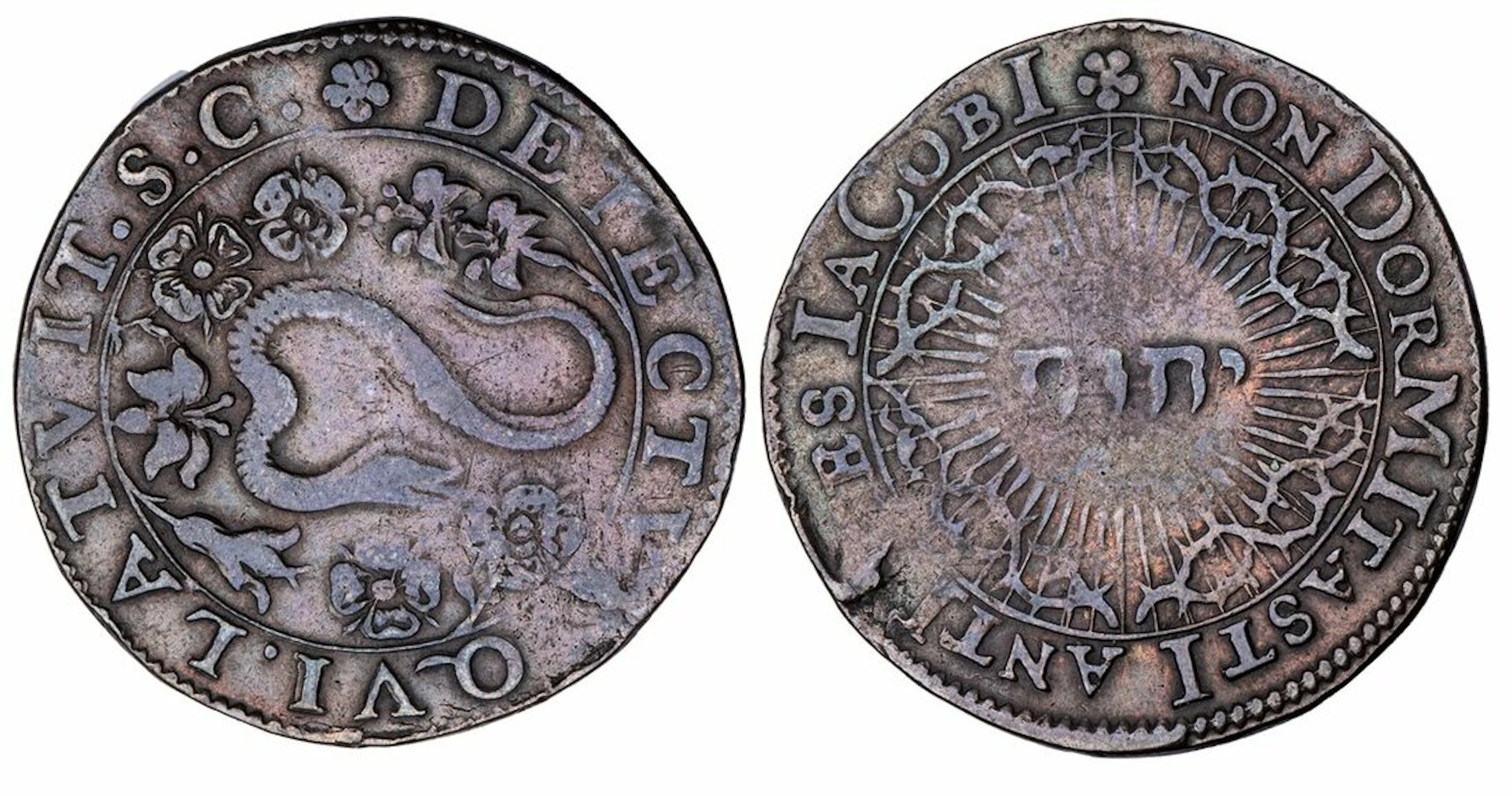 Gunpowder Plot, AR Medal, 1605, unsigned, DETECTVS . QVI . LATVIT