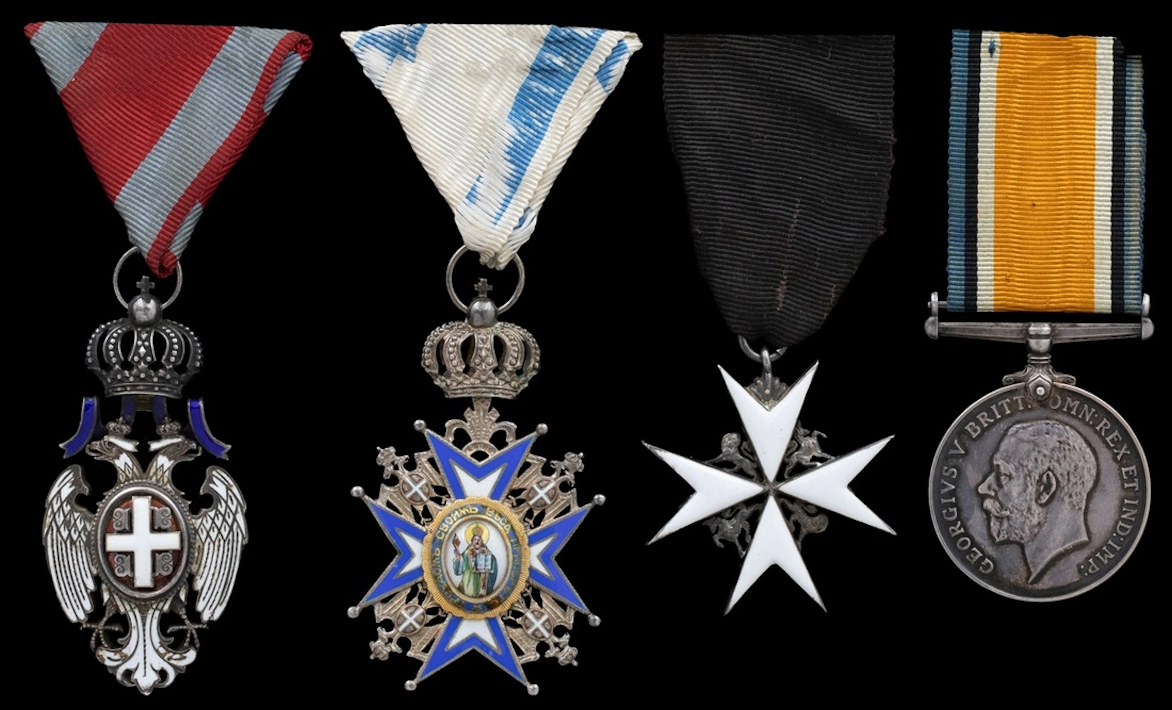 The Order of St. John group of four awarded to Lieutenant Colonel