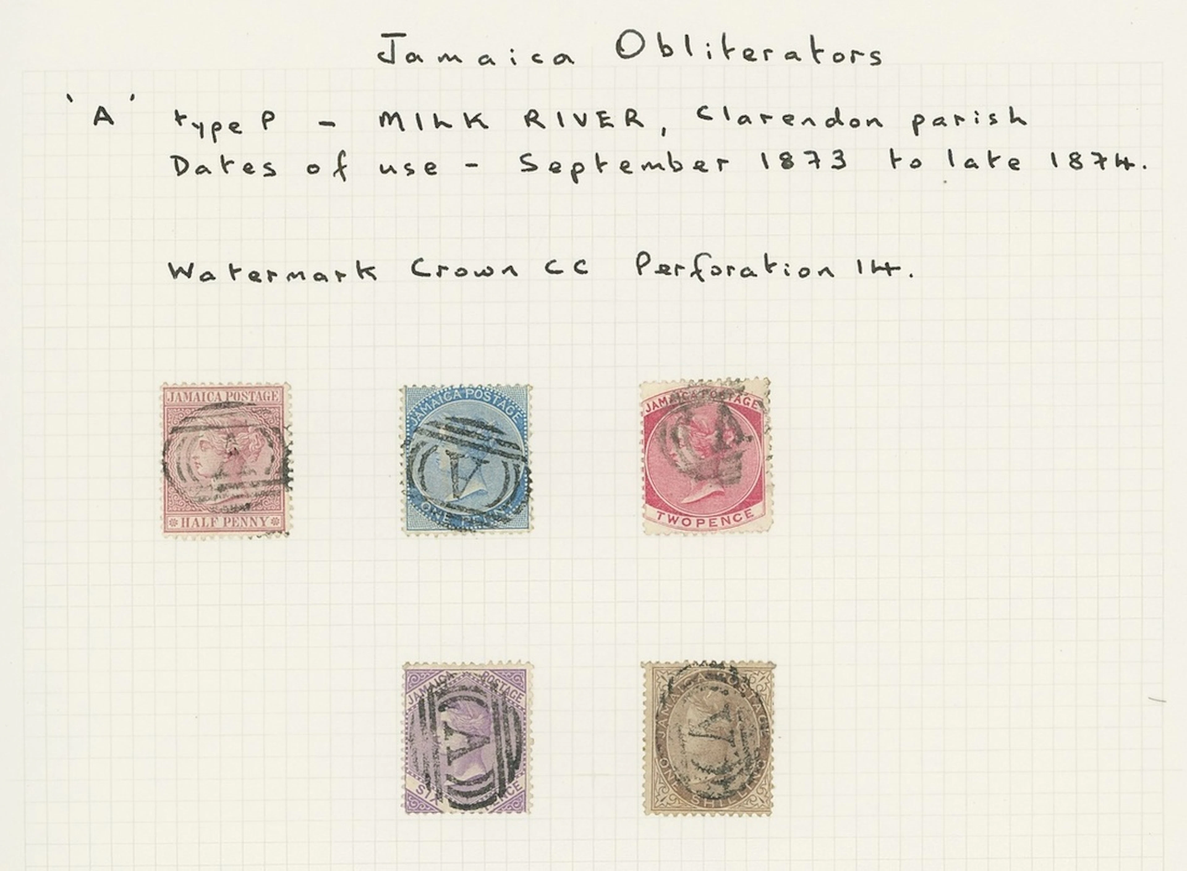Jamaica Covers and Cancellations A collection of Town Postmarks on