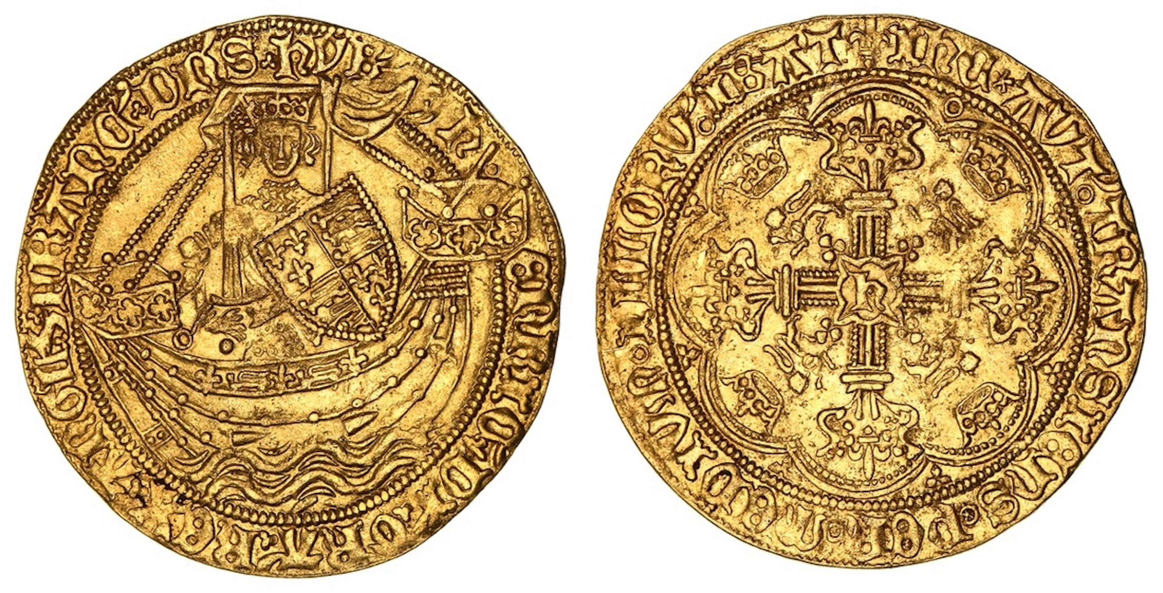 NGC MS62 | Henry VI, First Reign (1422-1461), Annulet Issue, Noble