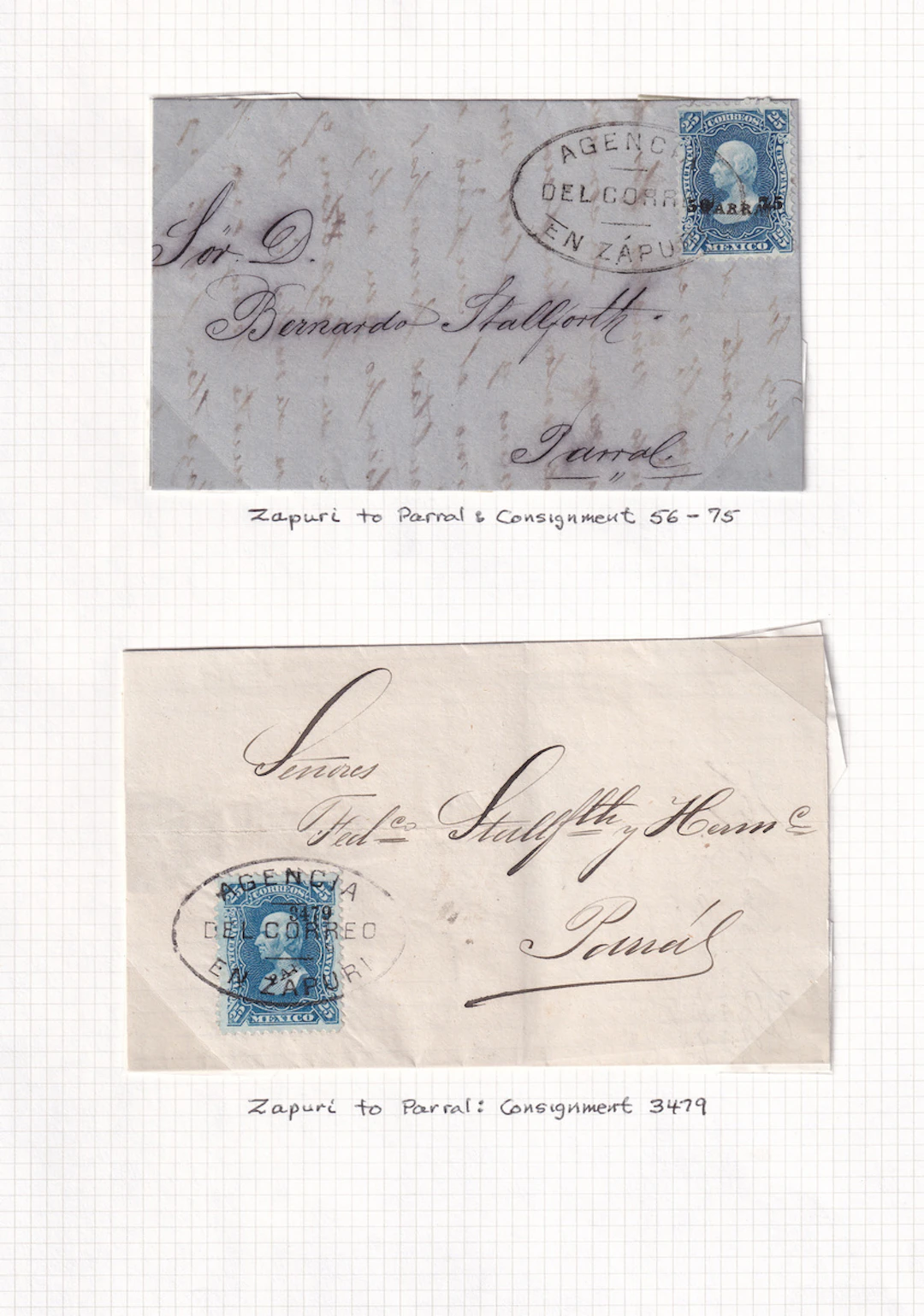 Mexico 1874 "Hidalgos" Issue
