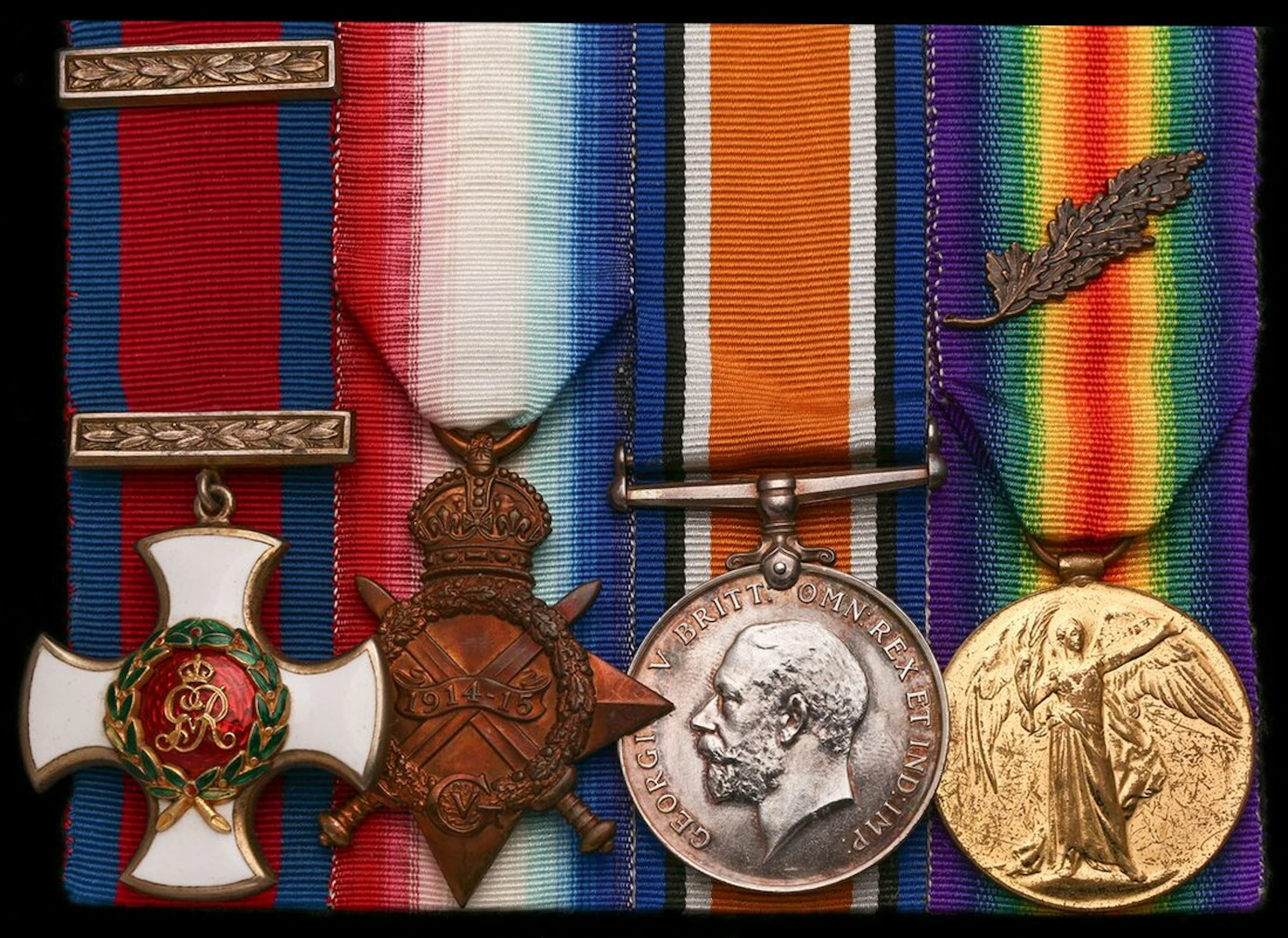 The 1917 D.S.O. group of four awarded to Lieutenant-Colonel K. A.