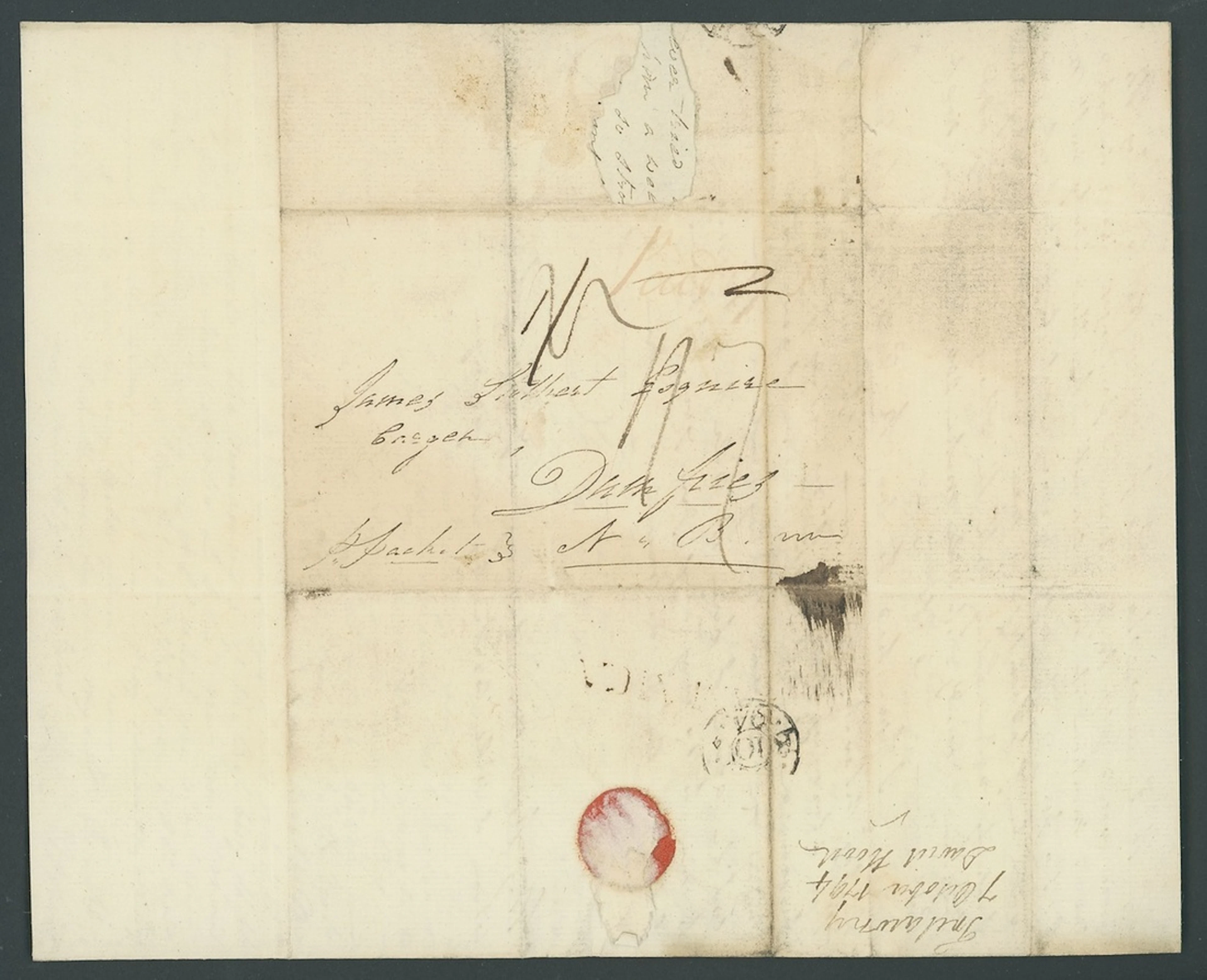 Jamaica Early Letters and Handstamps 1787-1837 group of pre-stamp
