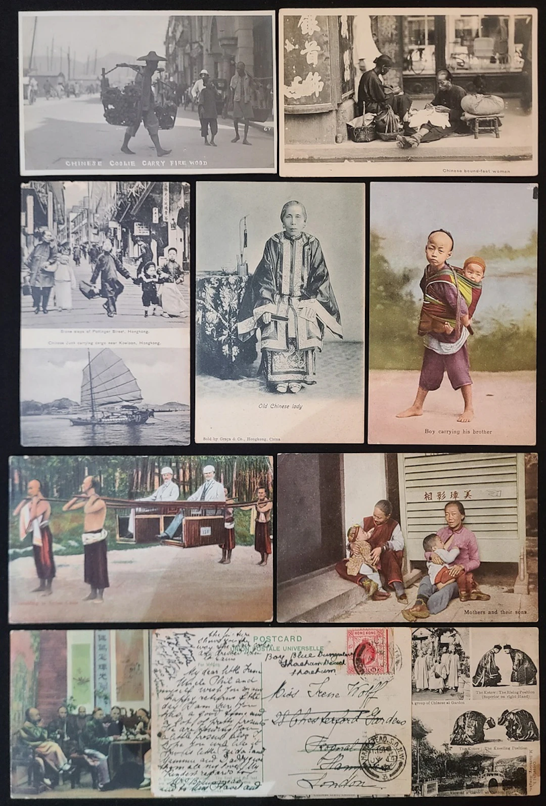 Hong Kong Collection and Ranges 1910s-1920s a lot of ten