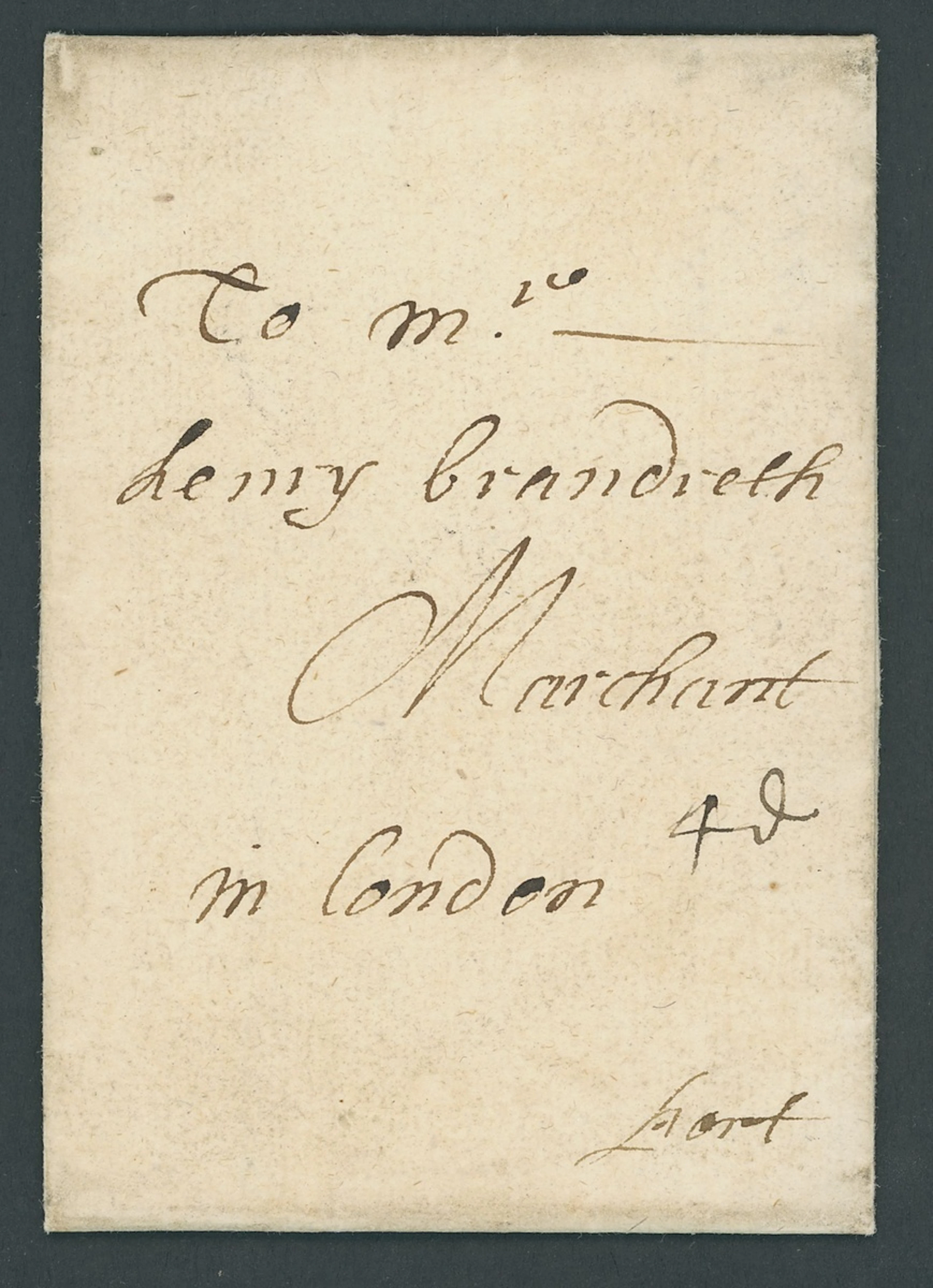 Great Britain Postal History 1632 (13 Sept.) entire letter from Calais