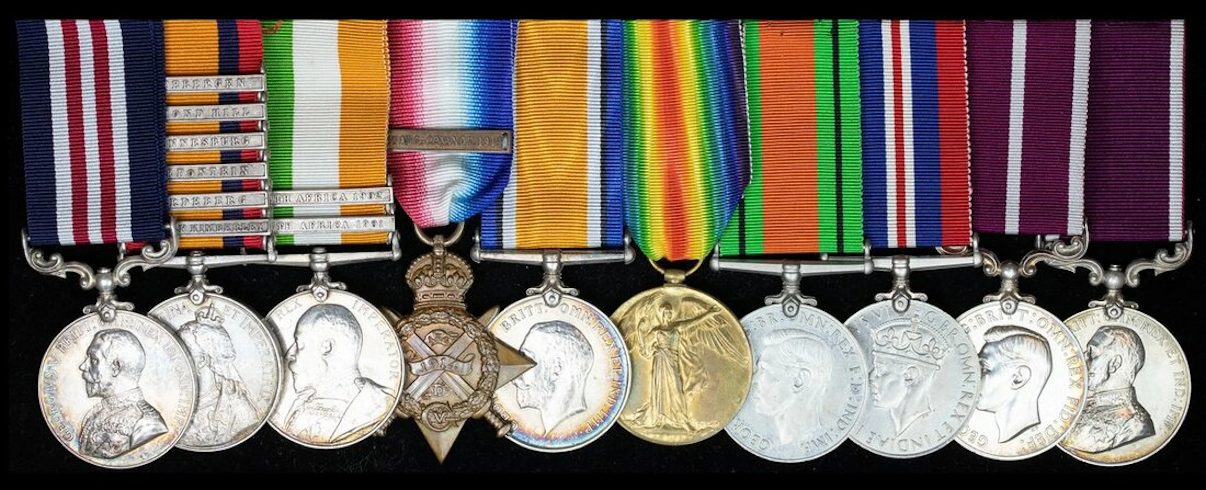 A Great War M.M. group of ten to Staff Sergeant A. H. O. Campion