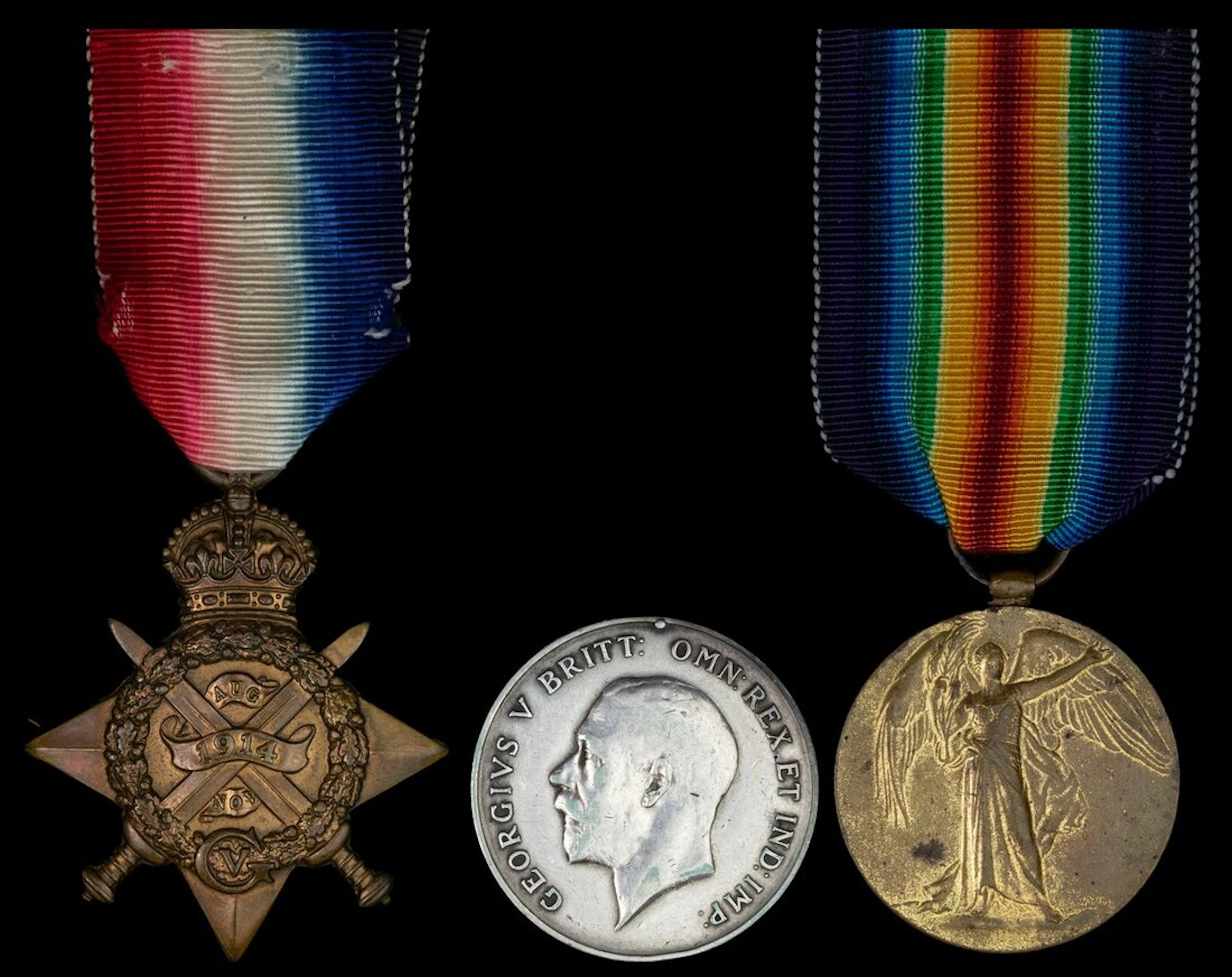 The 1914 Star awarded to Lance Corporal J. A. Potter, 1/1 Leicestershire