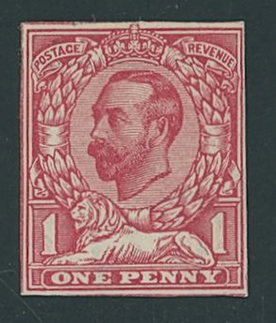 Great Britain King George V 1911-12 Downey Head 1d. Downey head imperforate