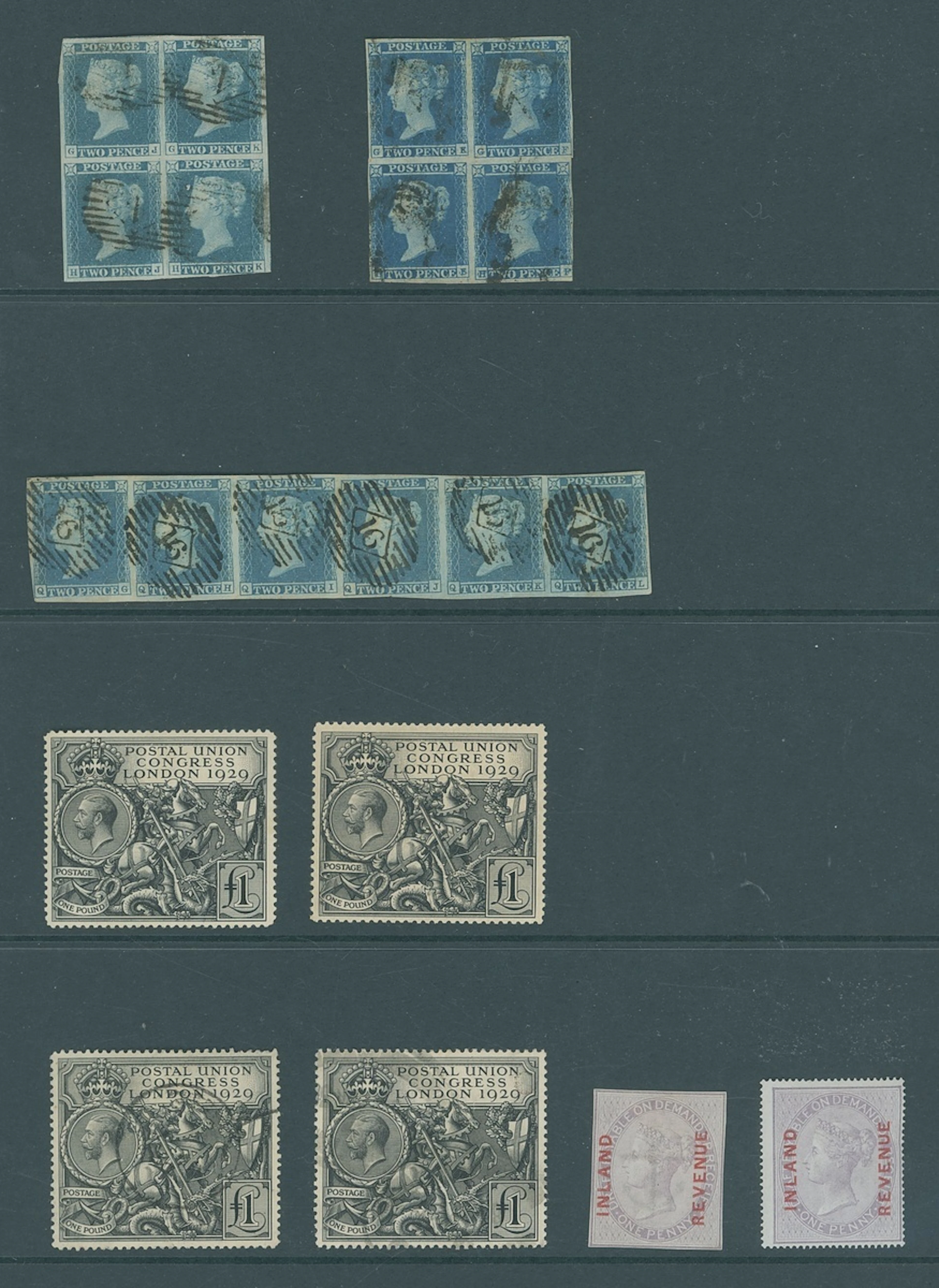 Great Britain Collections and Ranges A QV-KGVI selection, including