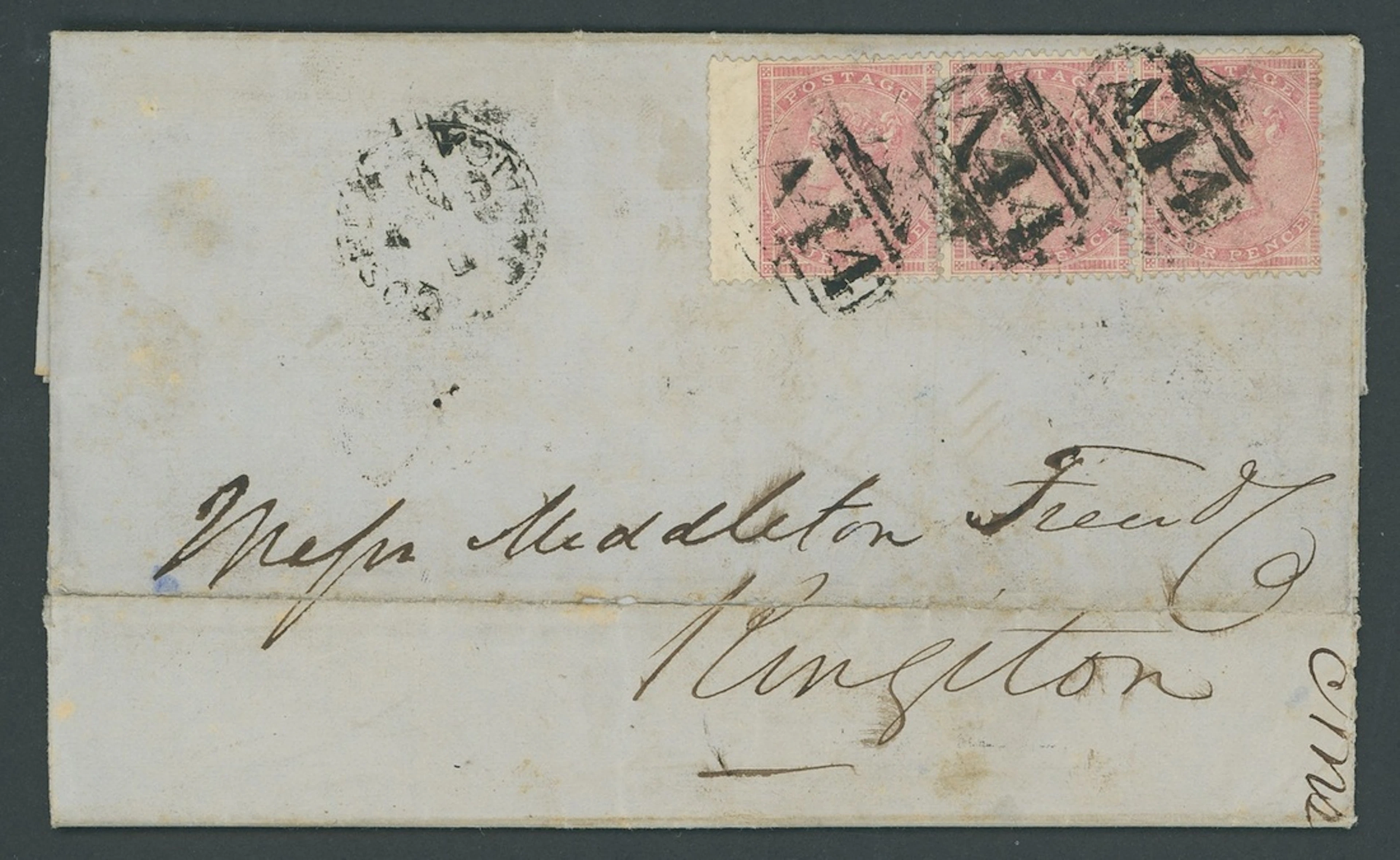 Jamaica Great Britain used in Jamaica Imperial Issues used at Post