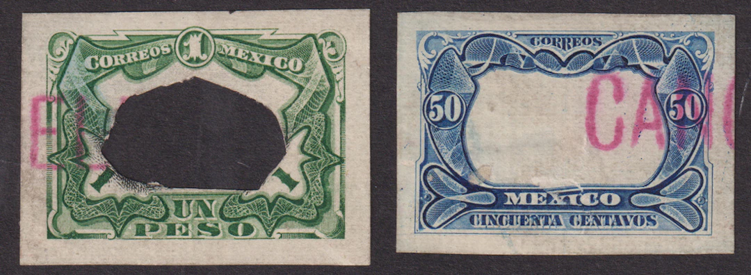 1884-1913 Post-Classic Period 1899, "Aguilitas", 50c. blue (small