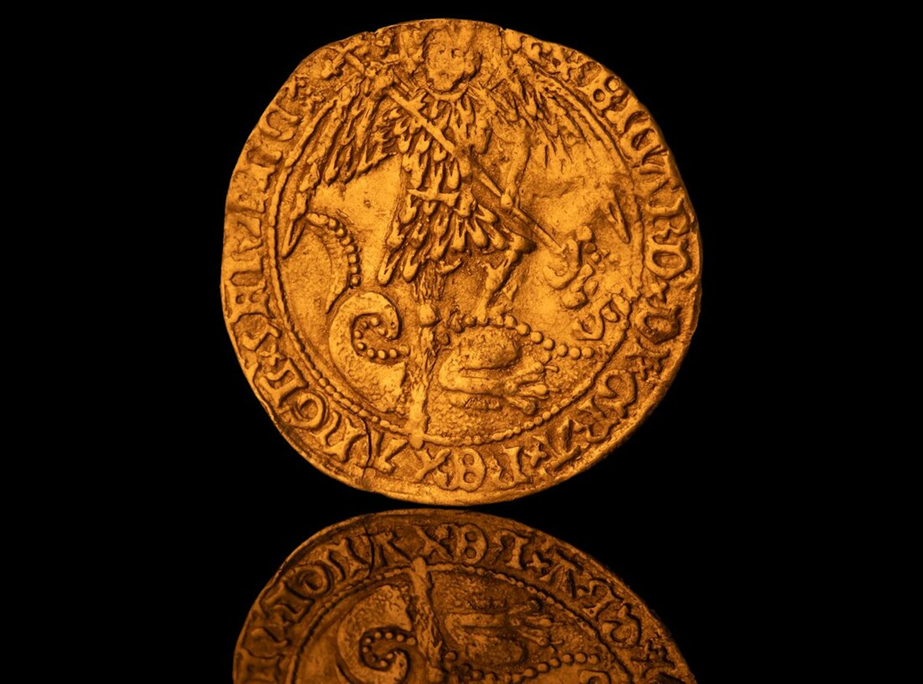 Richard III (1483-1485), Angel, Type 2b, struck 20 July 1483 – June