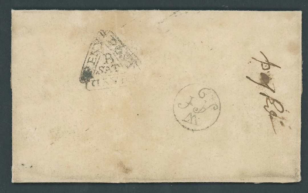 Great Britain Postal History Undated part entire endorsed "Pny Pst"