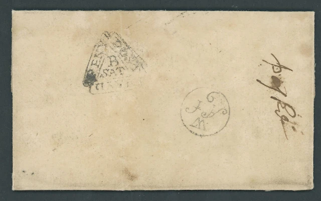 Great Britain Postal History Undated part entire endorsed "Pny Pst"