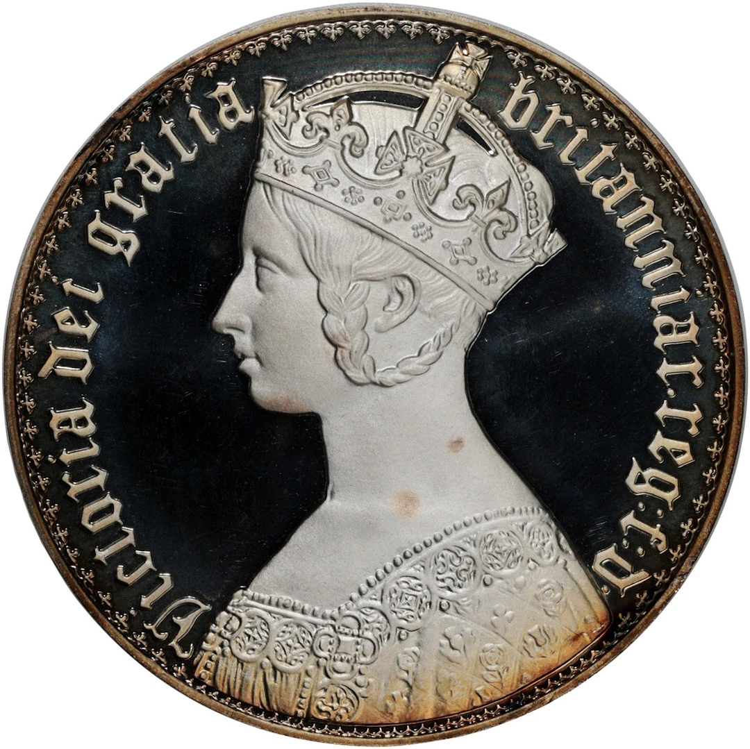 Great Britain, modern fantasy proof silver 'Gothic' crown