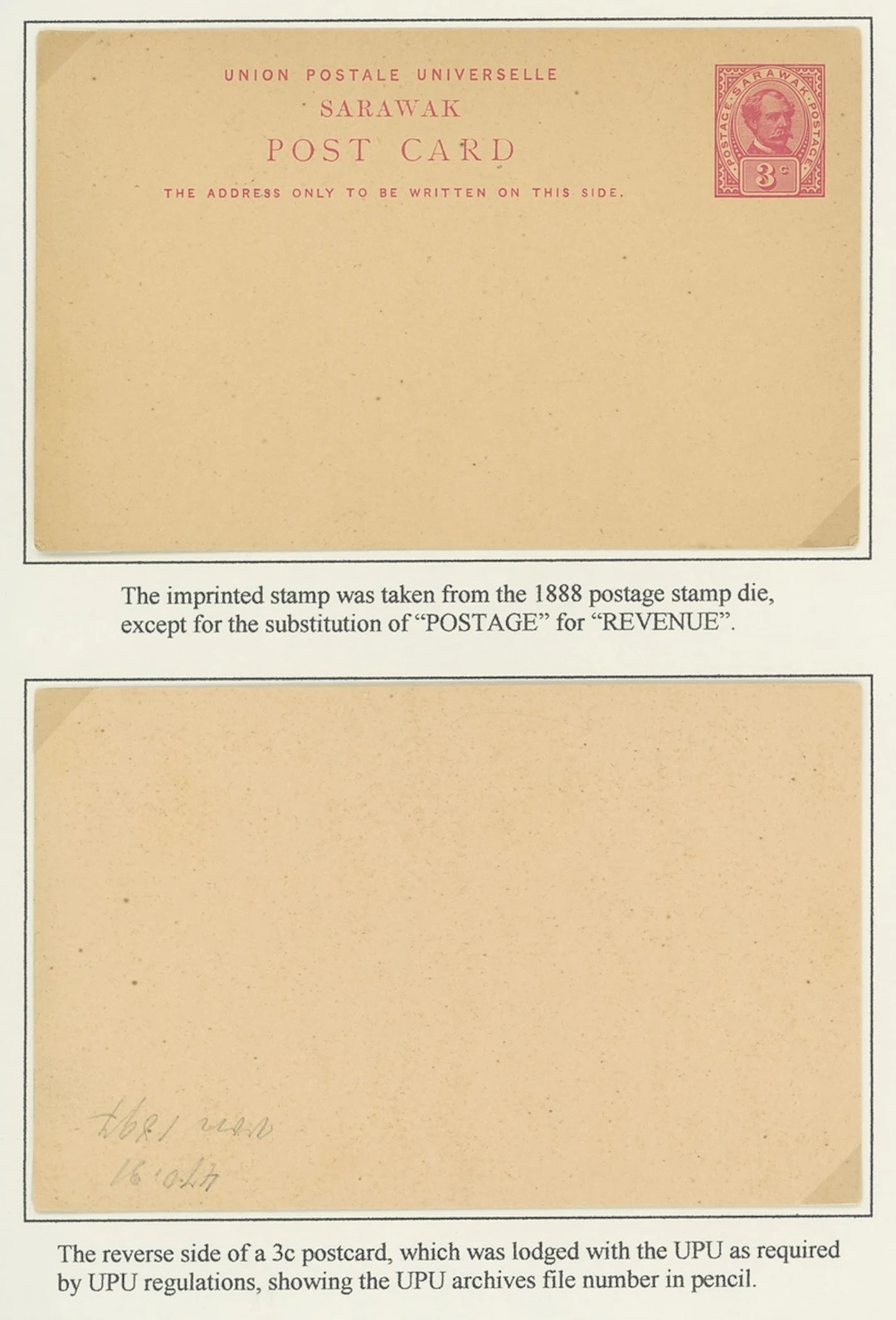 Sarawak Postal Stationery Postcards The unused collection comprising