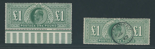 Great Britain King Edward VII 1911 Somerset House £1 deep green with