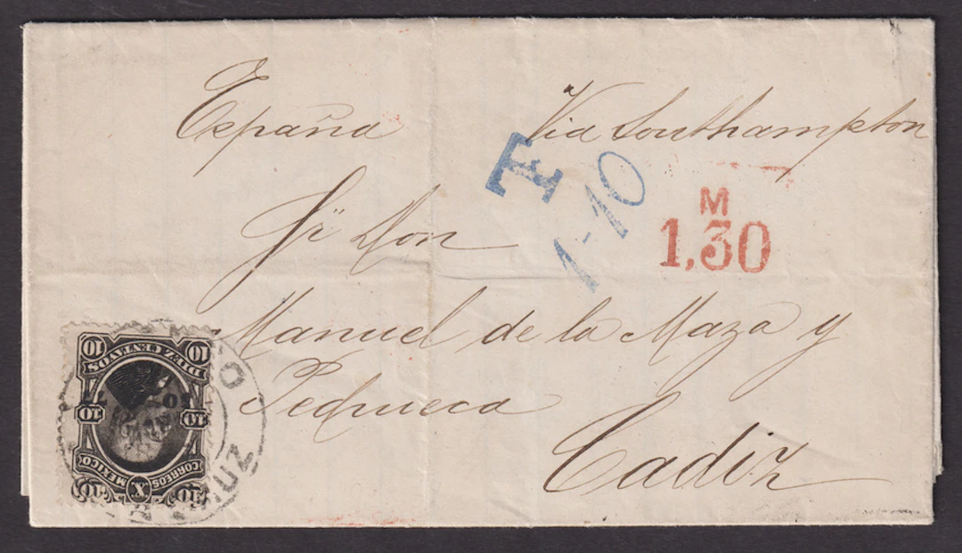 Mexico, 1874 "Hidalgos" Issue
