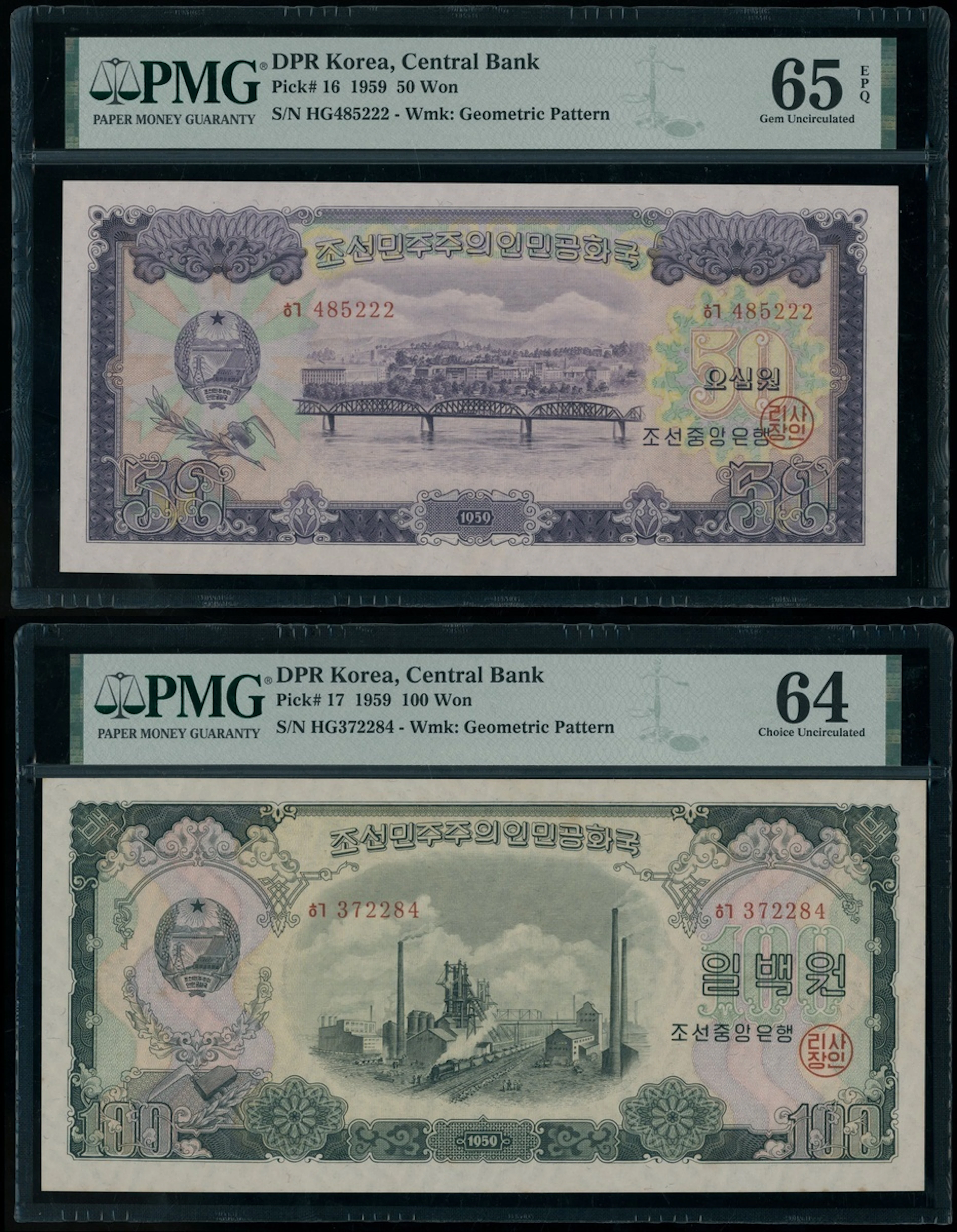 Central Bank of the Democratic People's Republic of Korea, a pair