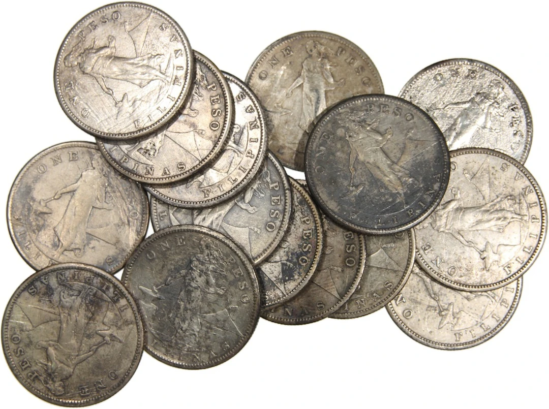 The Philippines, a group of 10x, including: 6x 1907S silver peso