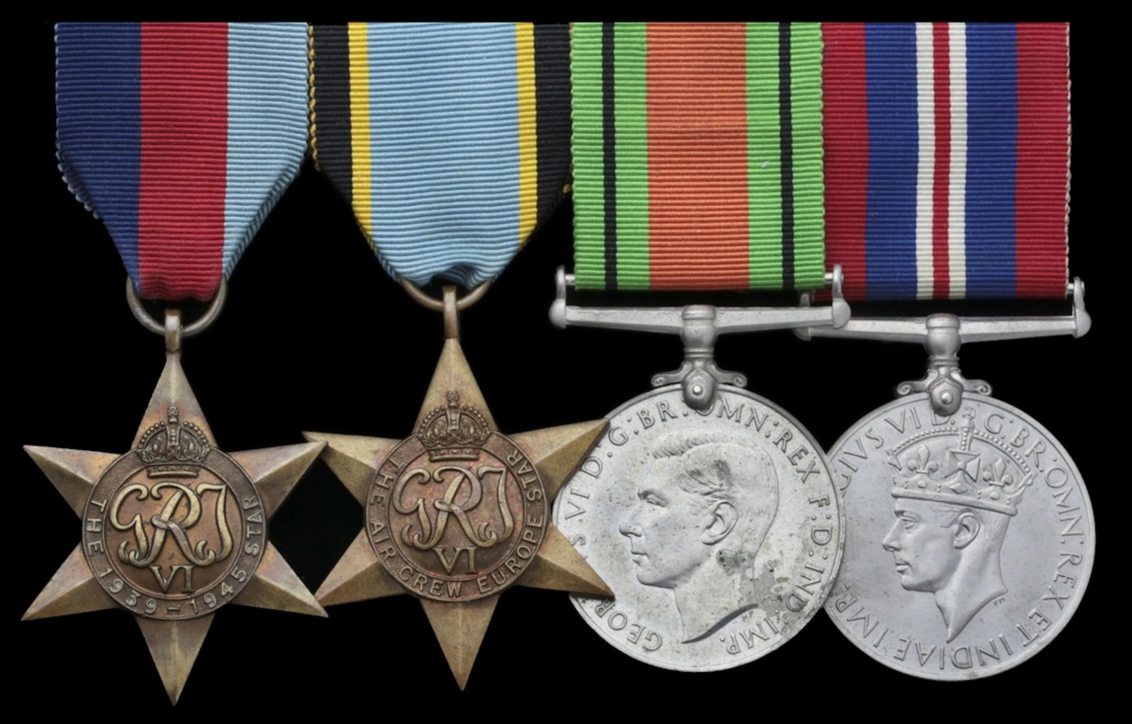An interesting campaign group of four awarded to Flying Officer G.