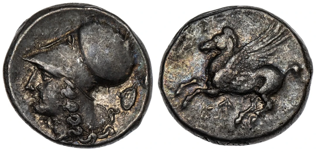 Akarnania, Argos Amphilochikon, AR Stater, struck c. 330-300 BC, Pegasos