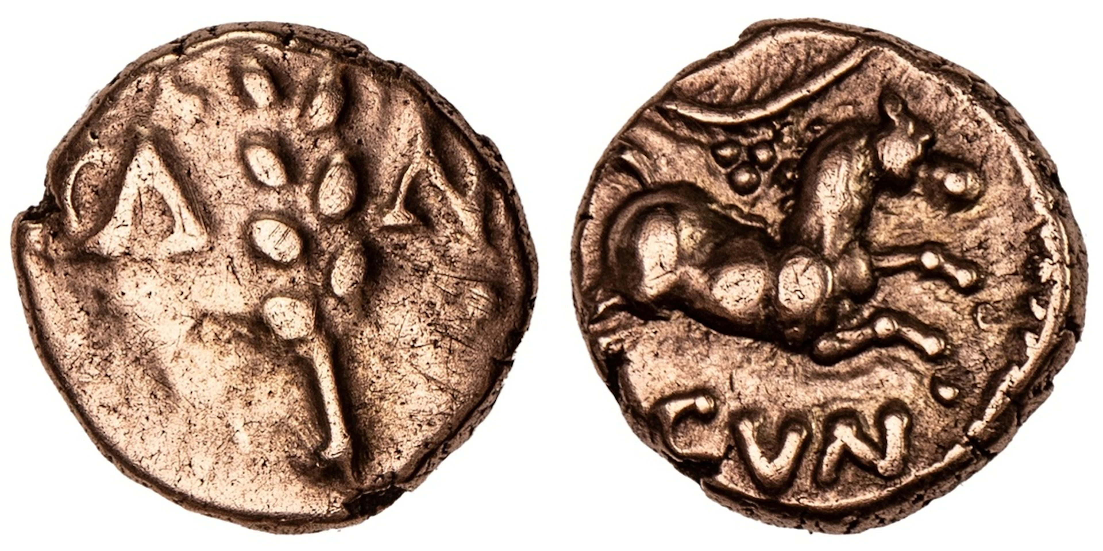 Catuvellauni & Trinovantes, Cunobelin (AD 8-41), AV Quarter-Stater