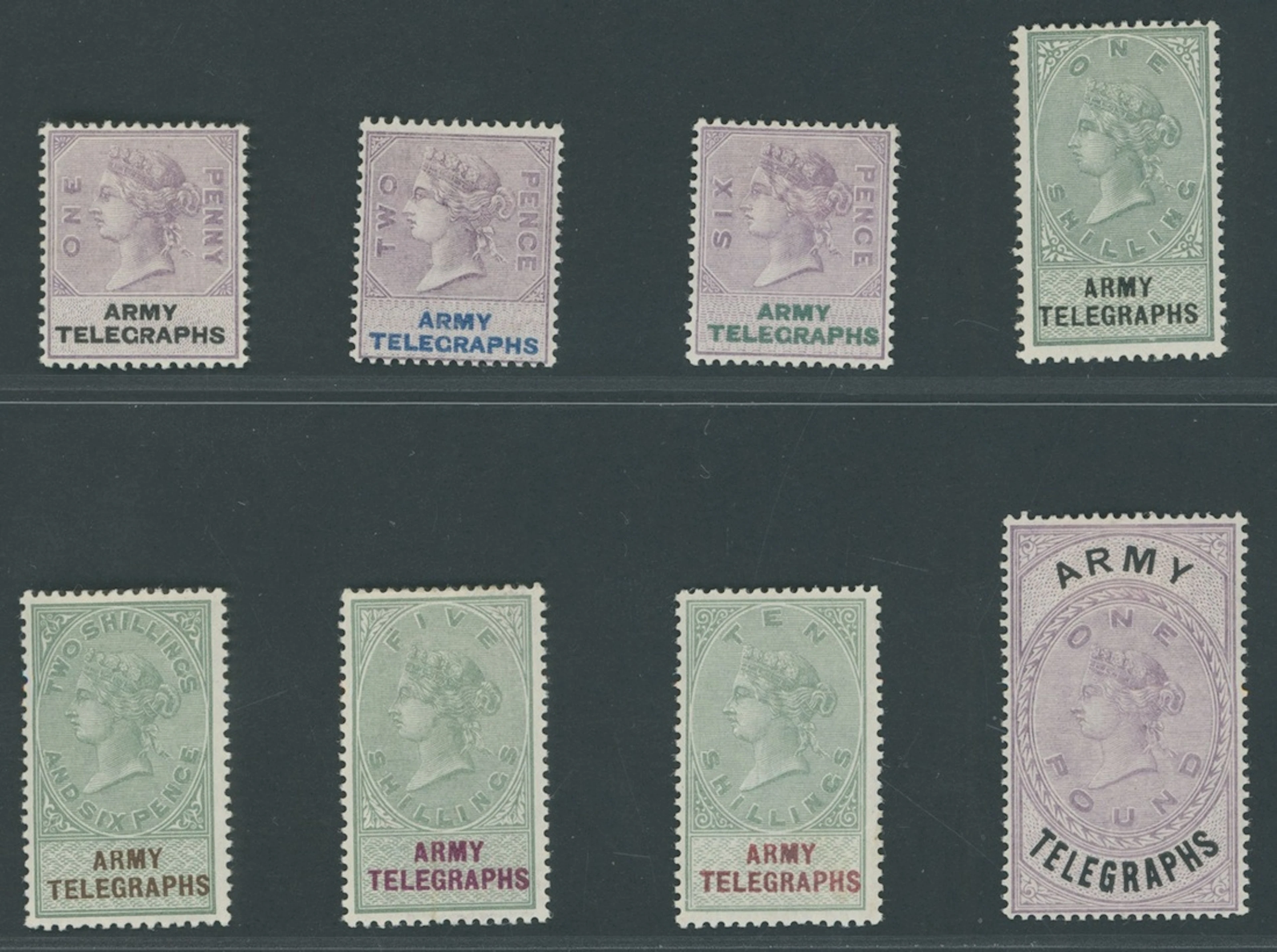 Great Britain Military Telegraphs Army Telegraphs 1899-1900, a selection