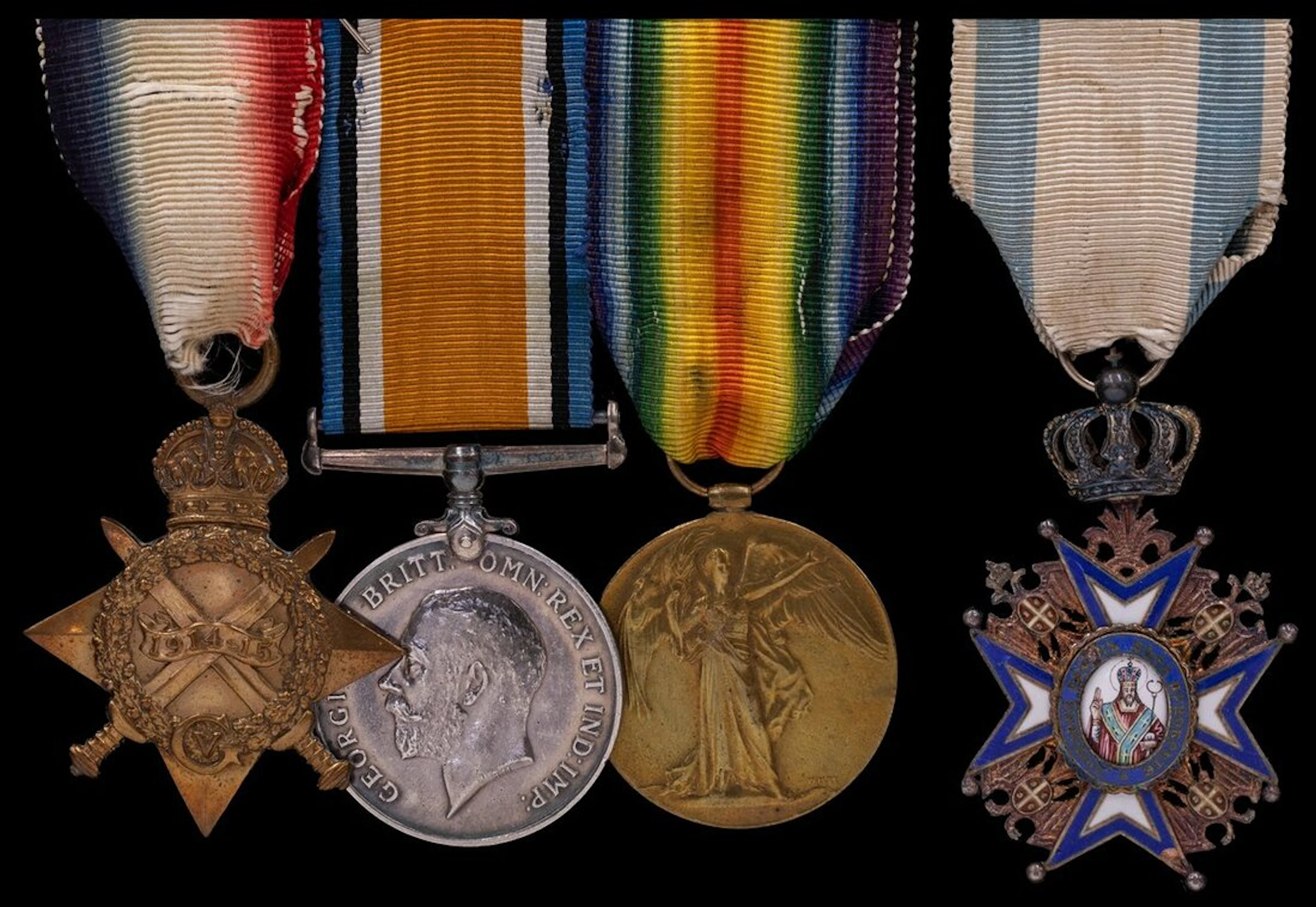 Sold by Order of a Direct Descendent The fine group awarded to Lieutenant