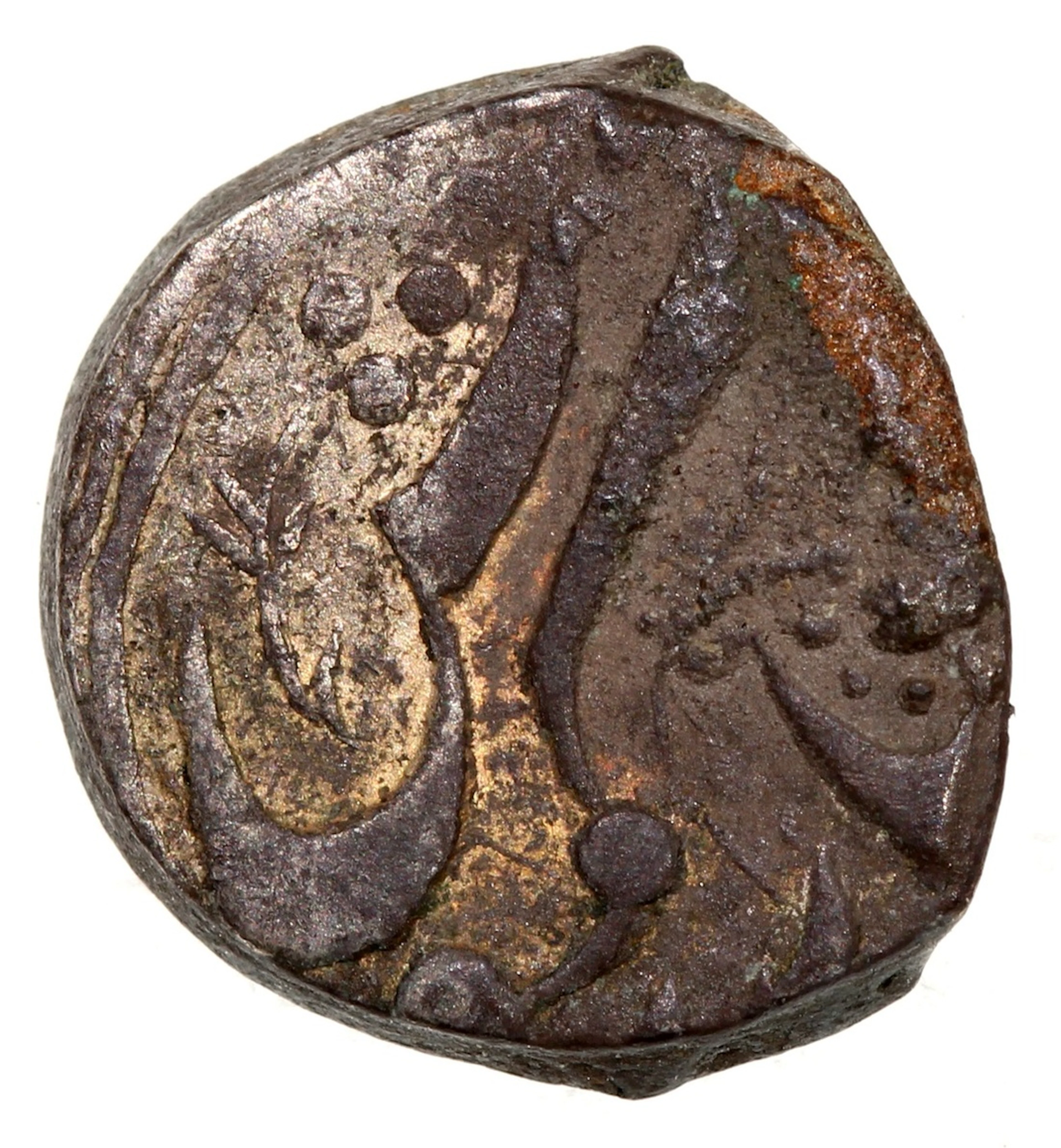 China, Qing Dynasty, Sinkiang Province, 5 fen, ND, 'showing partial
