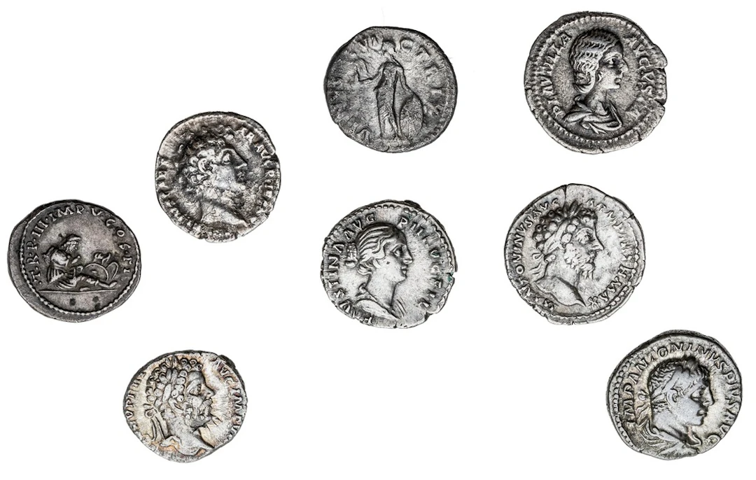 Roman Empire, Selection of Denarii (8): i) Faustina the Younger, daughter