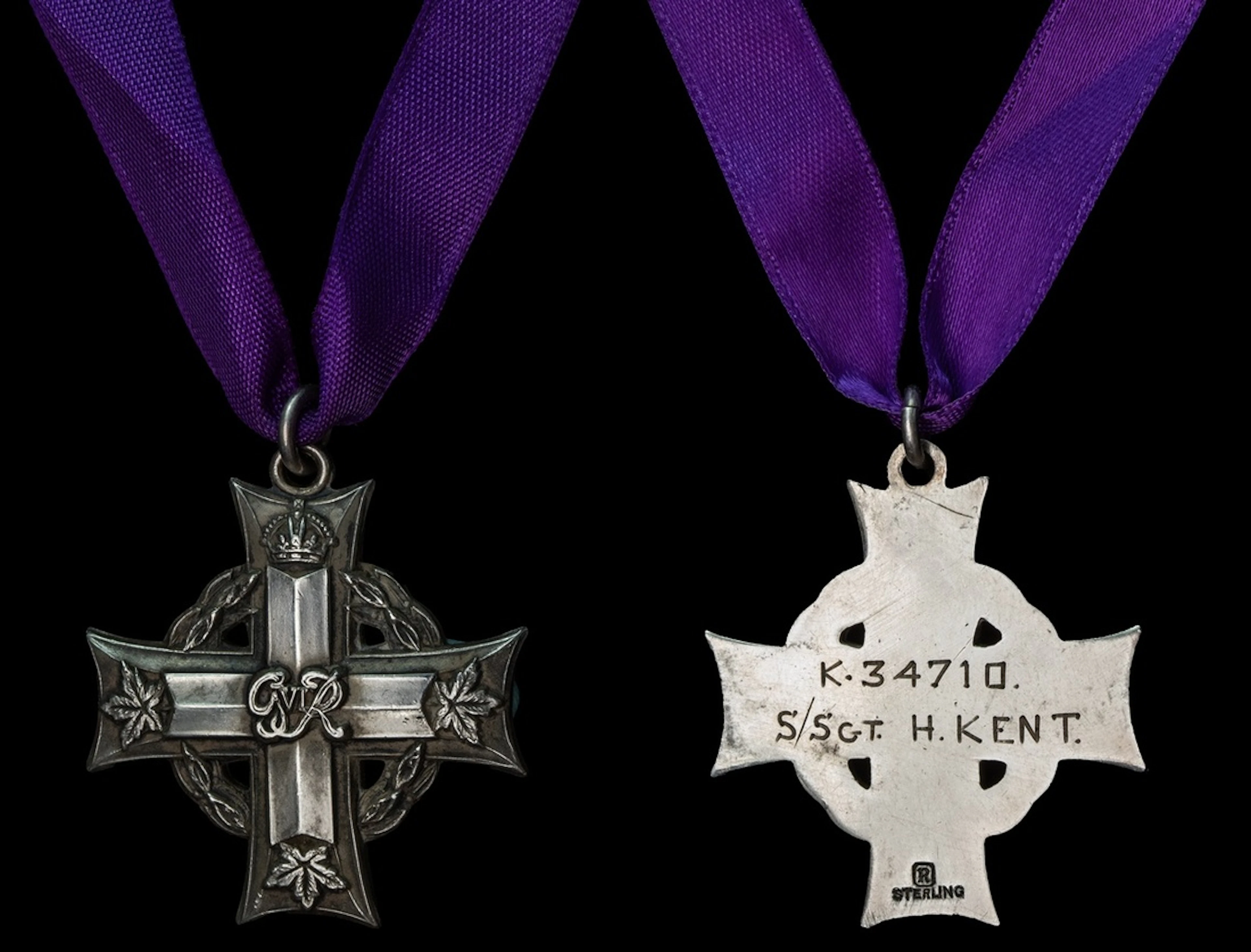 The Second World War Canadian Memorial Cross awarded in memory of