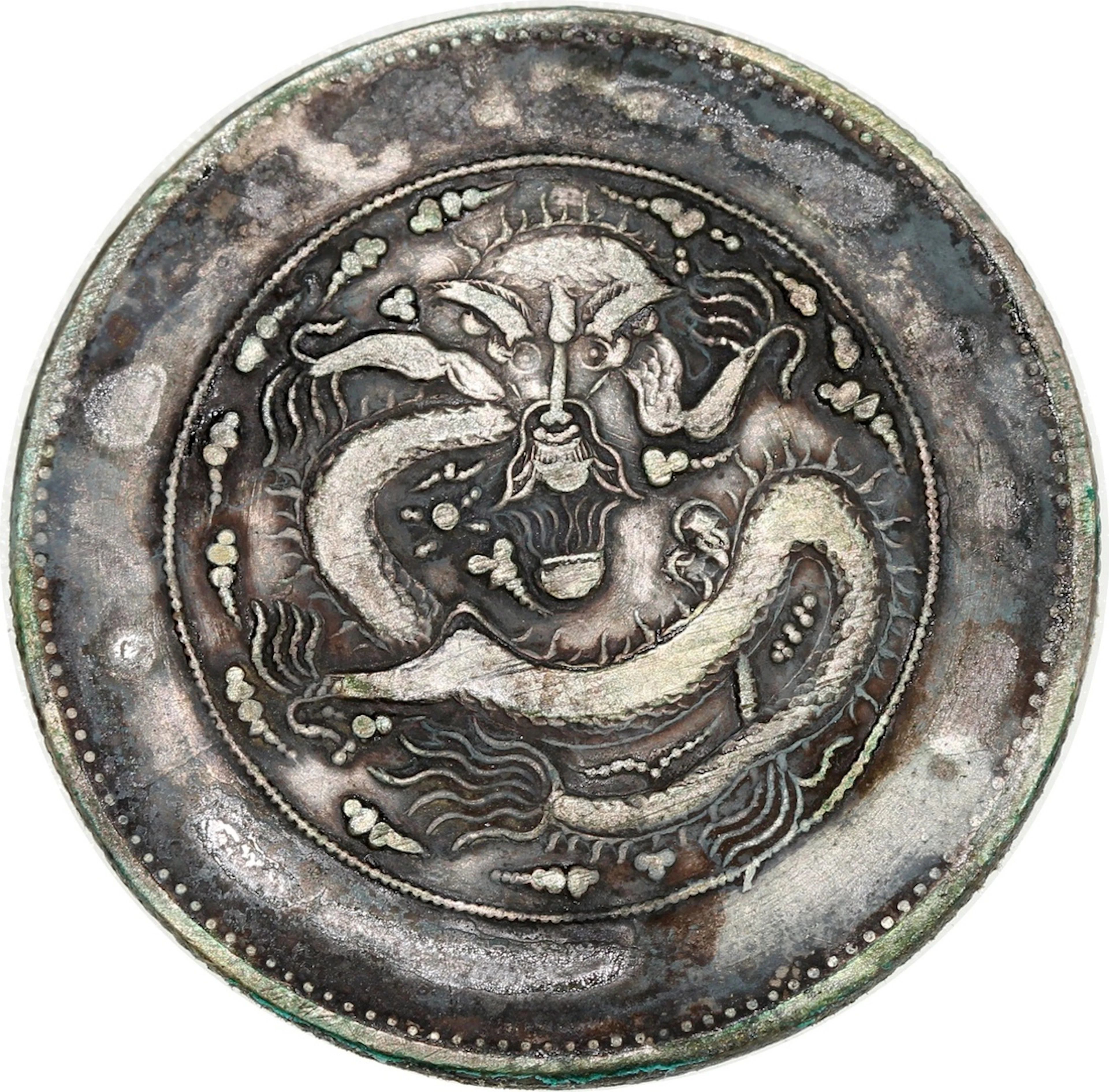 China, Qing Dynasty, Sinkiang Province, ration silver 5 mace, ND (1910)