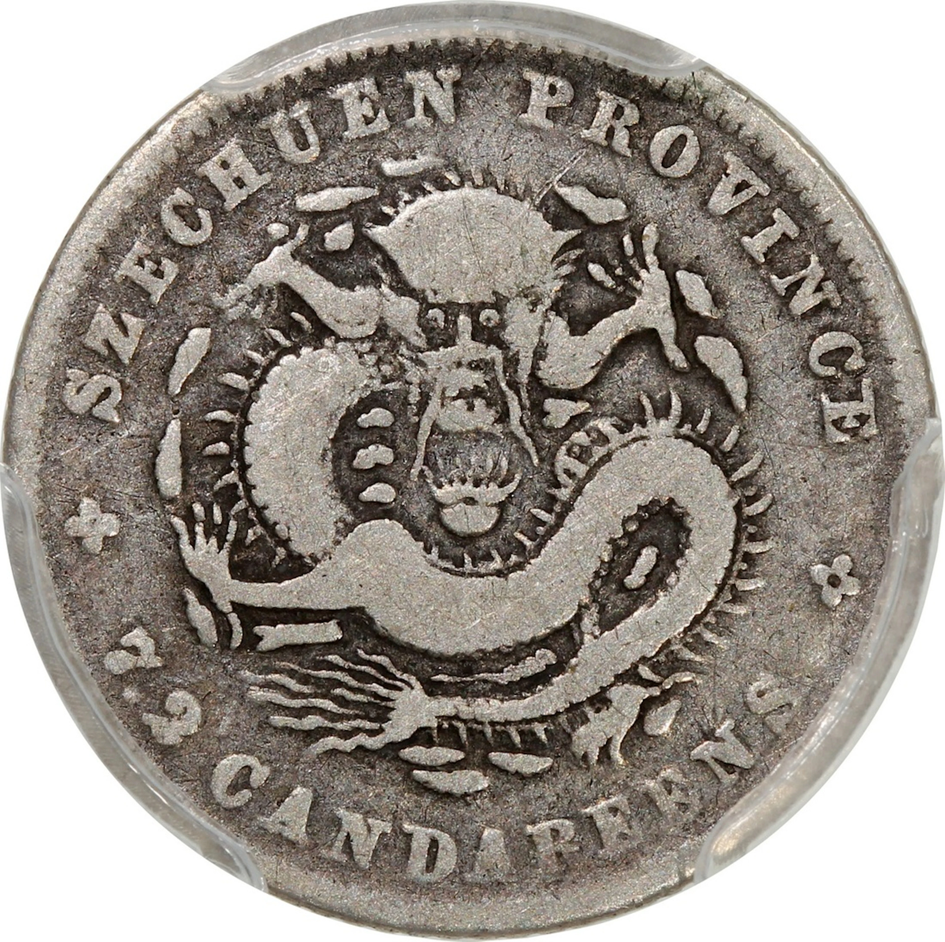 China, Qing Dynasty, Szechuan Province, [PCGS F12] silver 10 cents