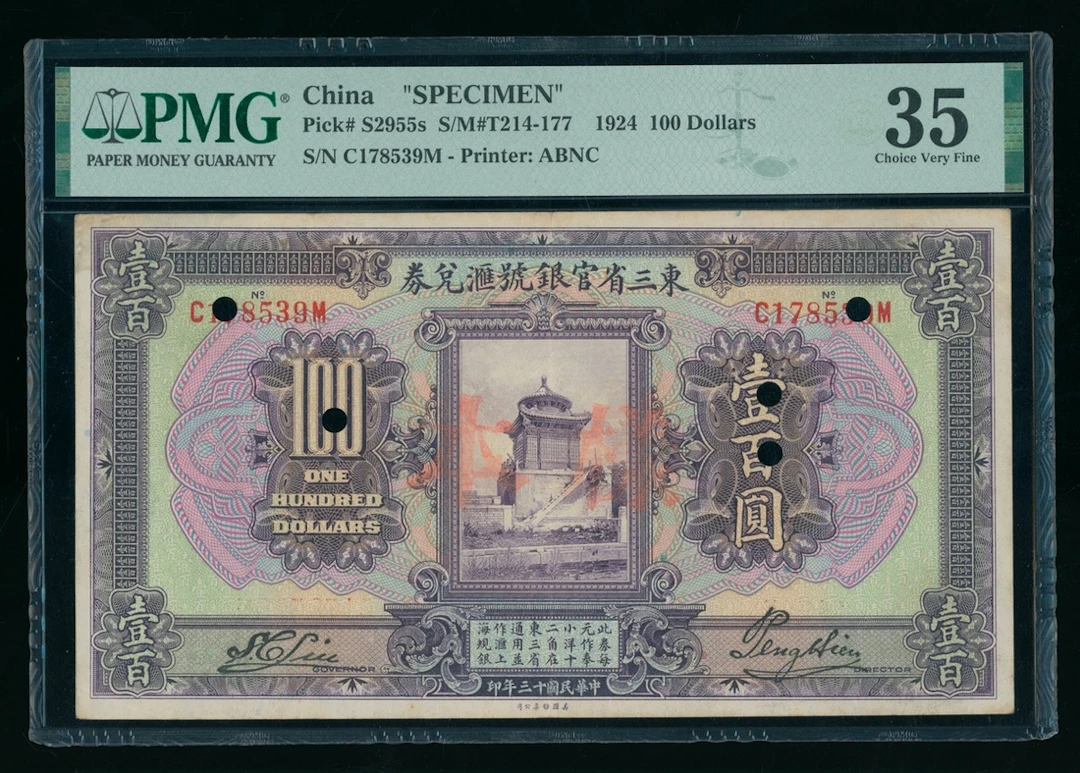 Provincial Bank of the Three Eastern Provinces, China, post production