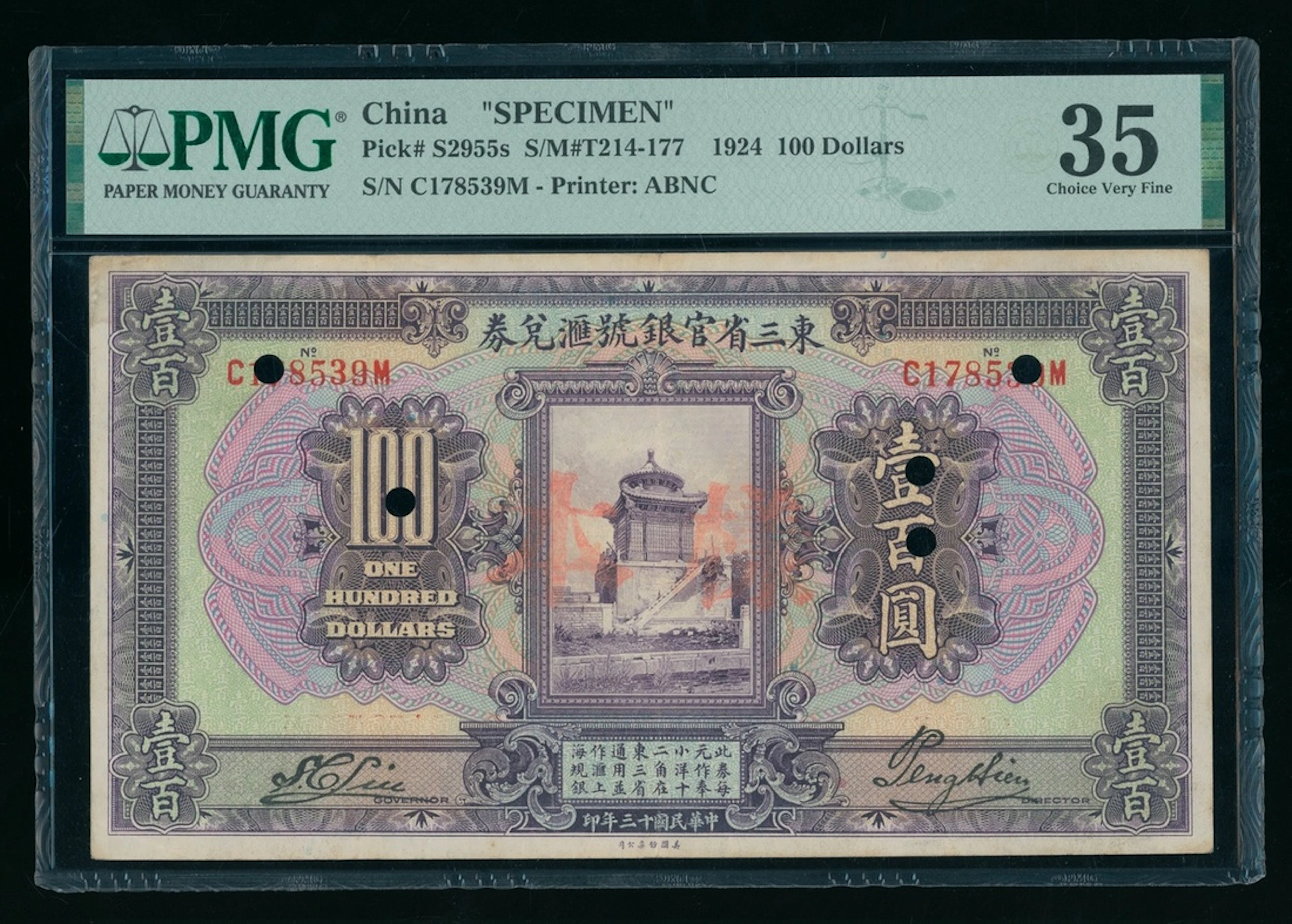 Provincial Bank of the Three Eastern Provinces, China, post production