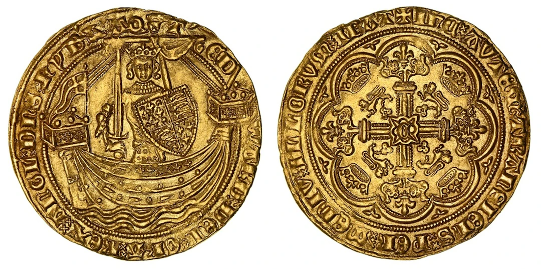 Edward III (1327-1377), Fourth Coinage, Treaty Period, Noble, 1363-1369