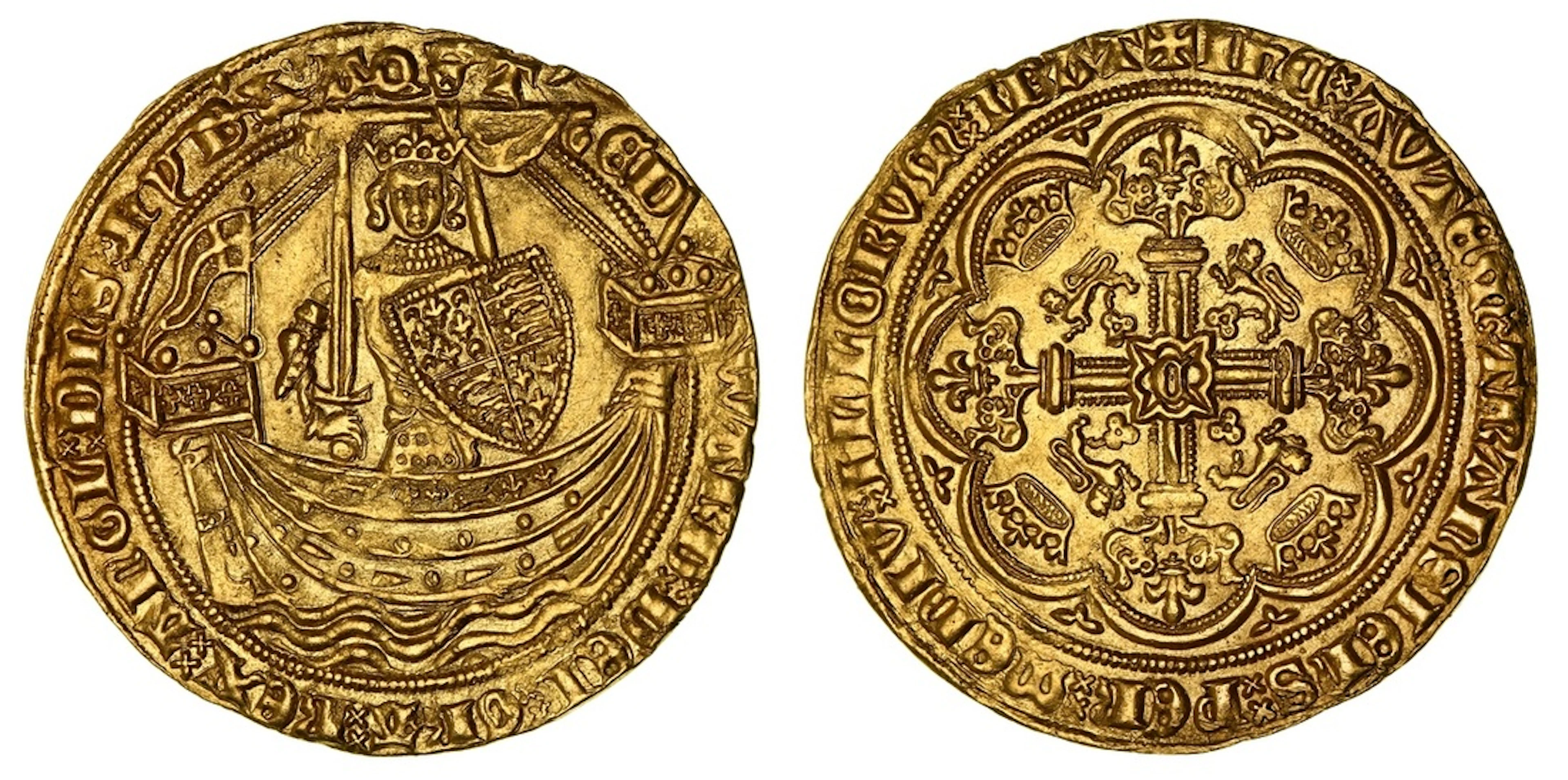 Edward III (1327-1377), Fourth Coinage, Treaty Period, Noble, 1363-1369