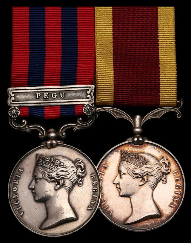 Pair: Chief Officer H. Lock, H.M. Coastguard late Royal Navy India