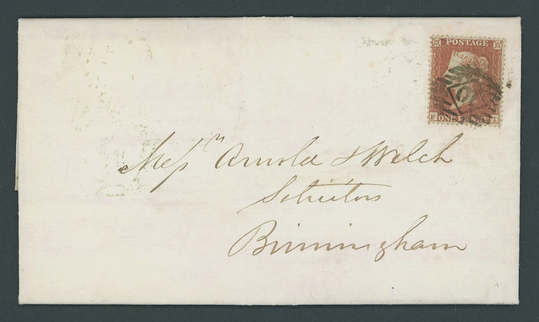 Great Britain 1850-54 Henry Archer Perforation Trials Plate 100: FI