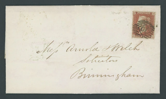 Great Britain 1850-54 Henry Archer Perforation Trials Plate 100: FI